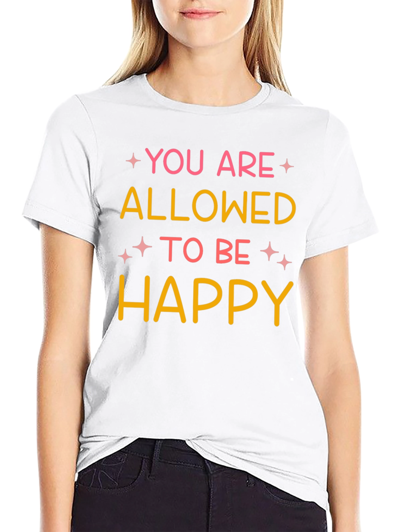 You Are Allowed To Be Happy Graphic Tee