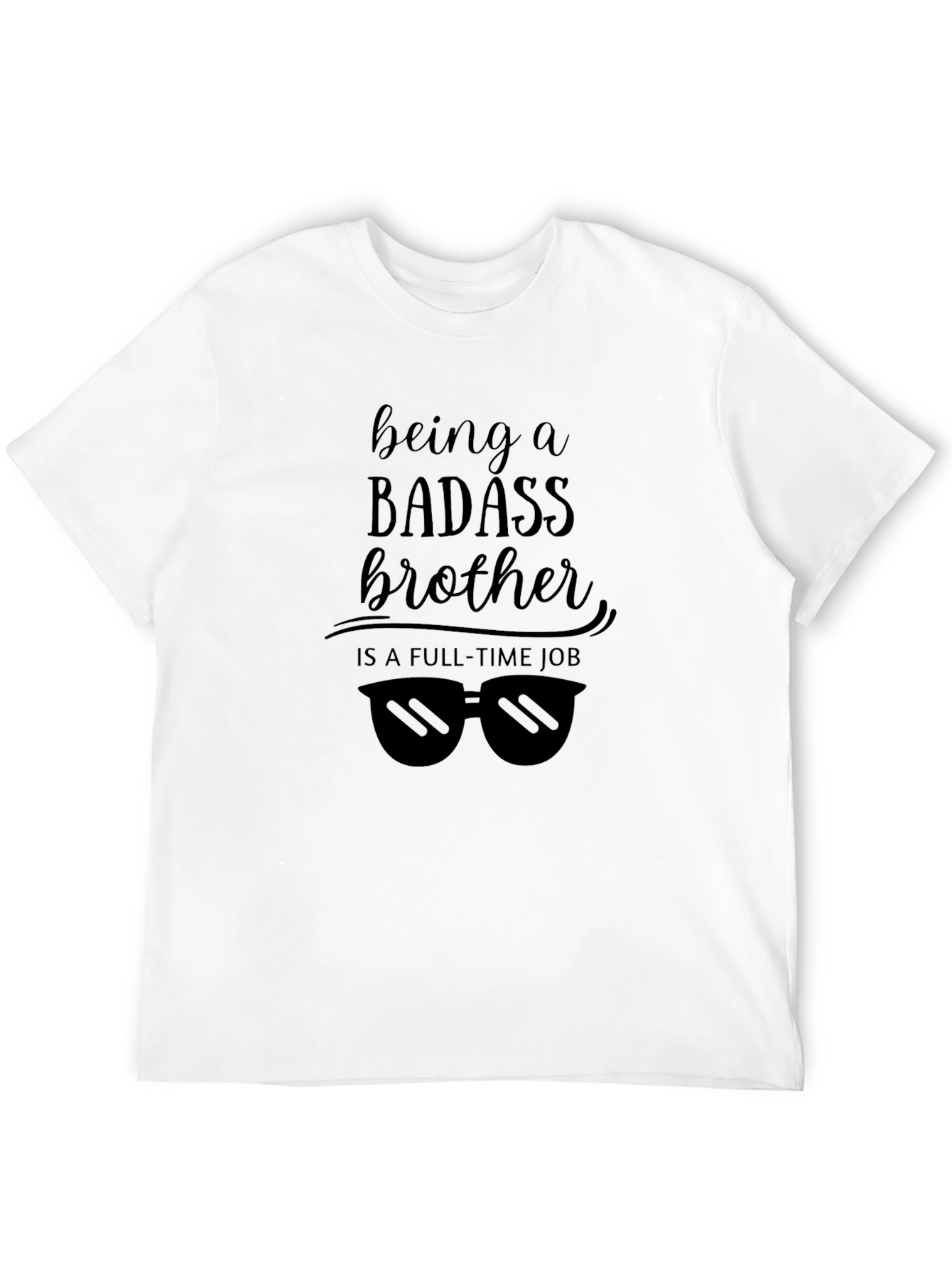 Badass Brother Graphic T-Shirt - Black