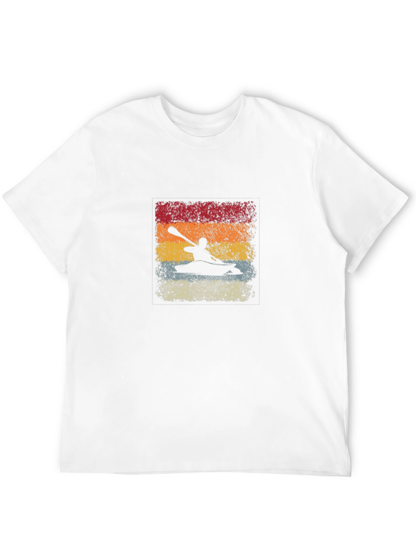 Kayak Retro Graphic Tee - Black Cotton T-Shirt