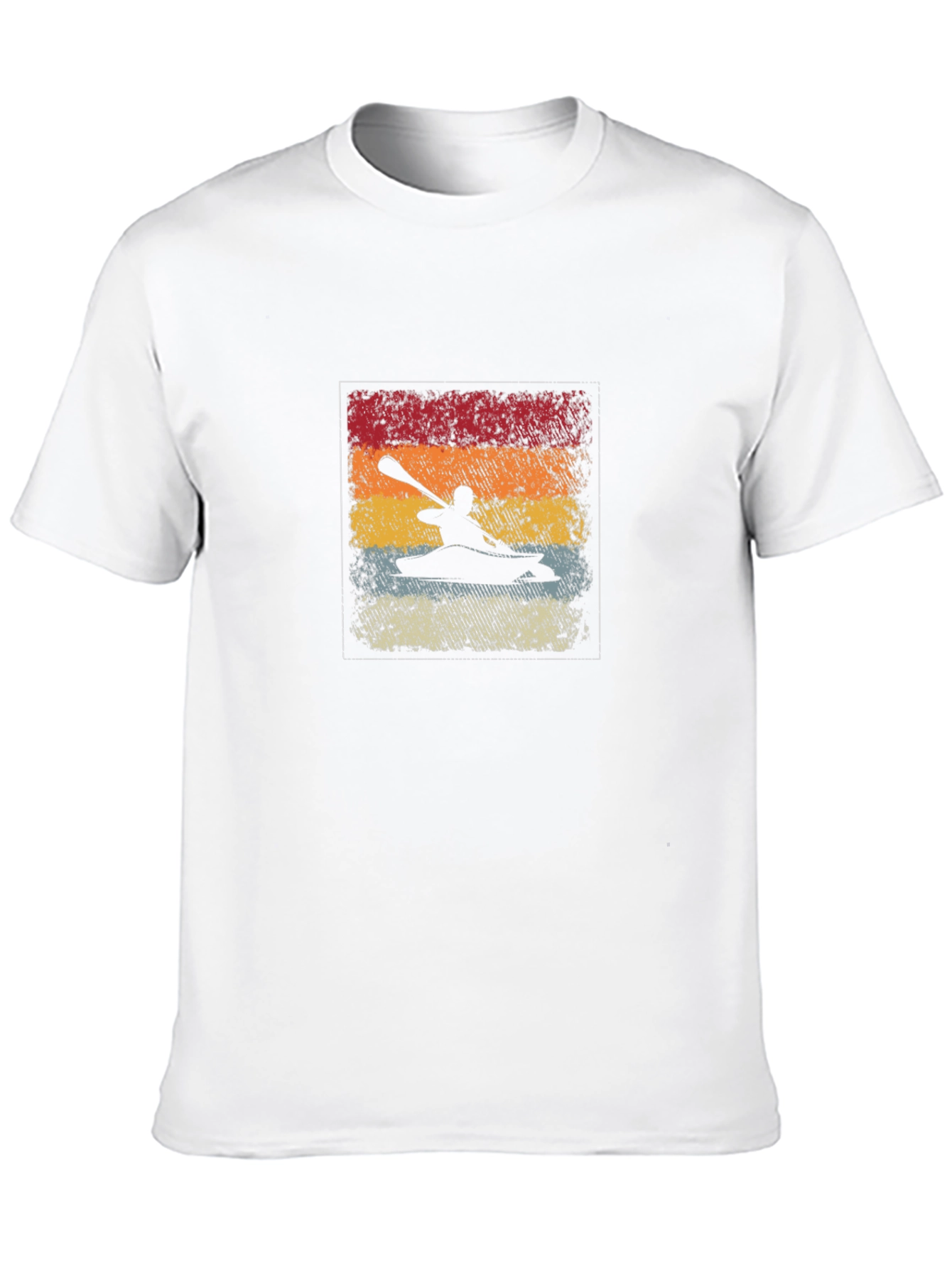 Kayak Retro Graphic Tee - Black Cotton T-Shirt