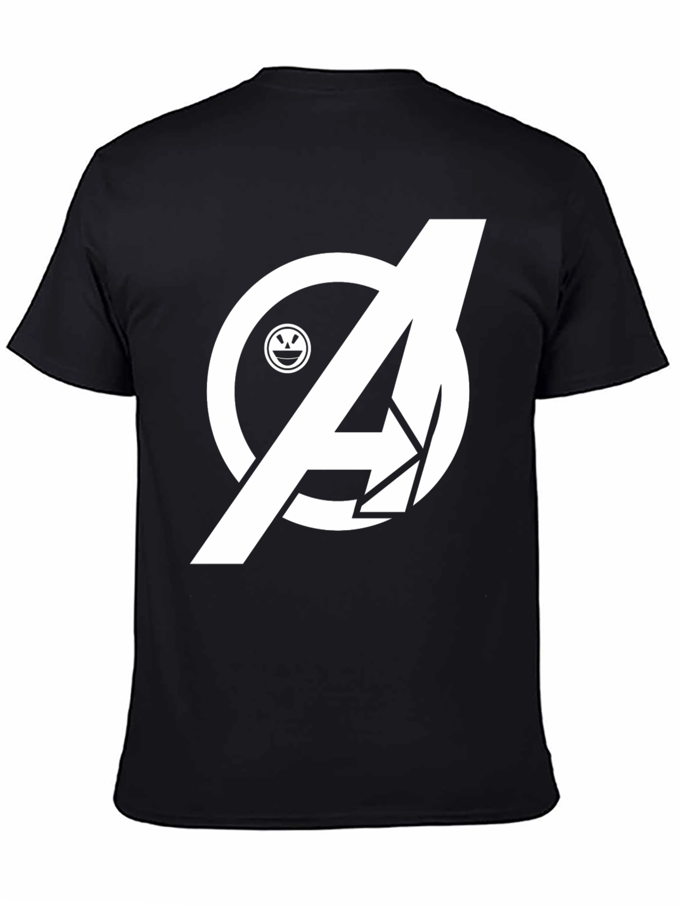 Avengers Smile Black T-Shirt - Heroic Style