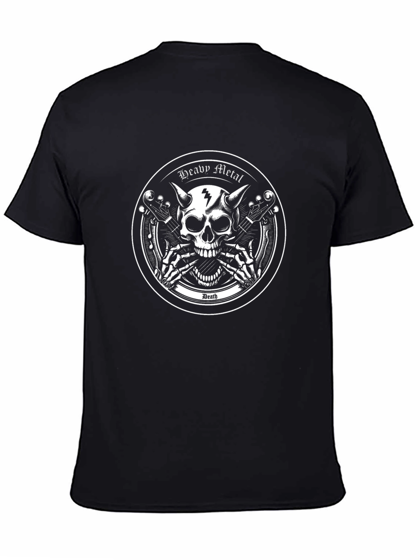 Heavy Metal Skull T-Shirt - Death Rock Tee
