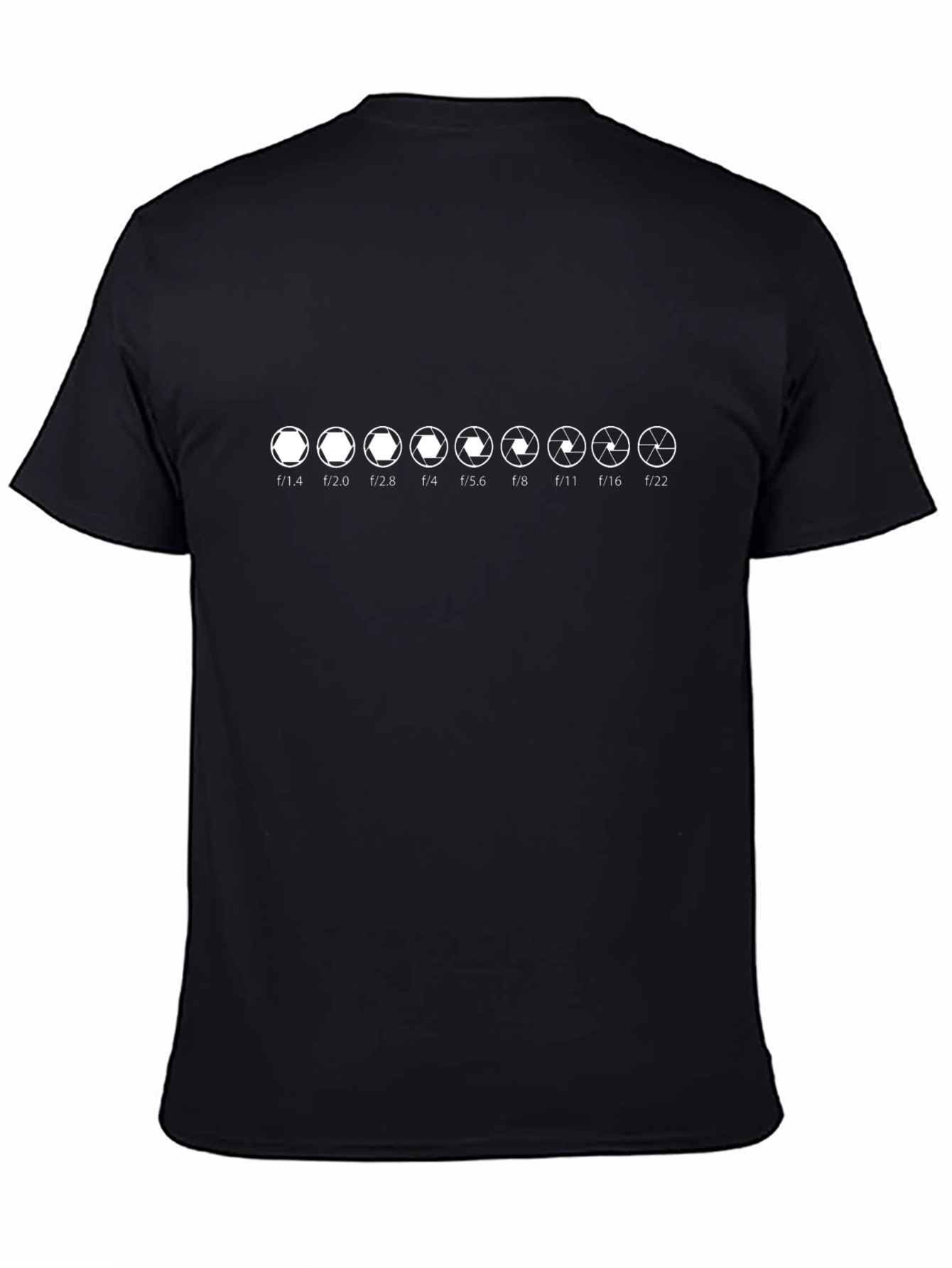 Photographers Aperture Black T-Shirt