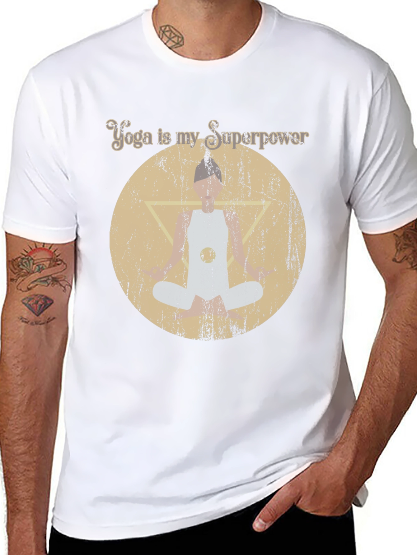 Yoga is My Superpower Graphic Tee