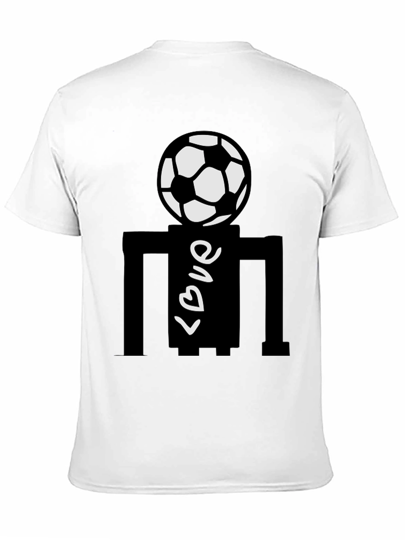 Soccer Love Black T-Shirt
