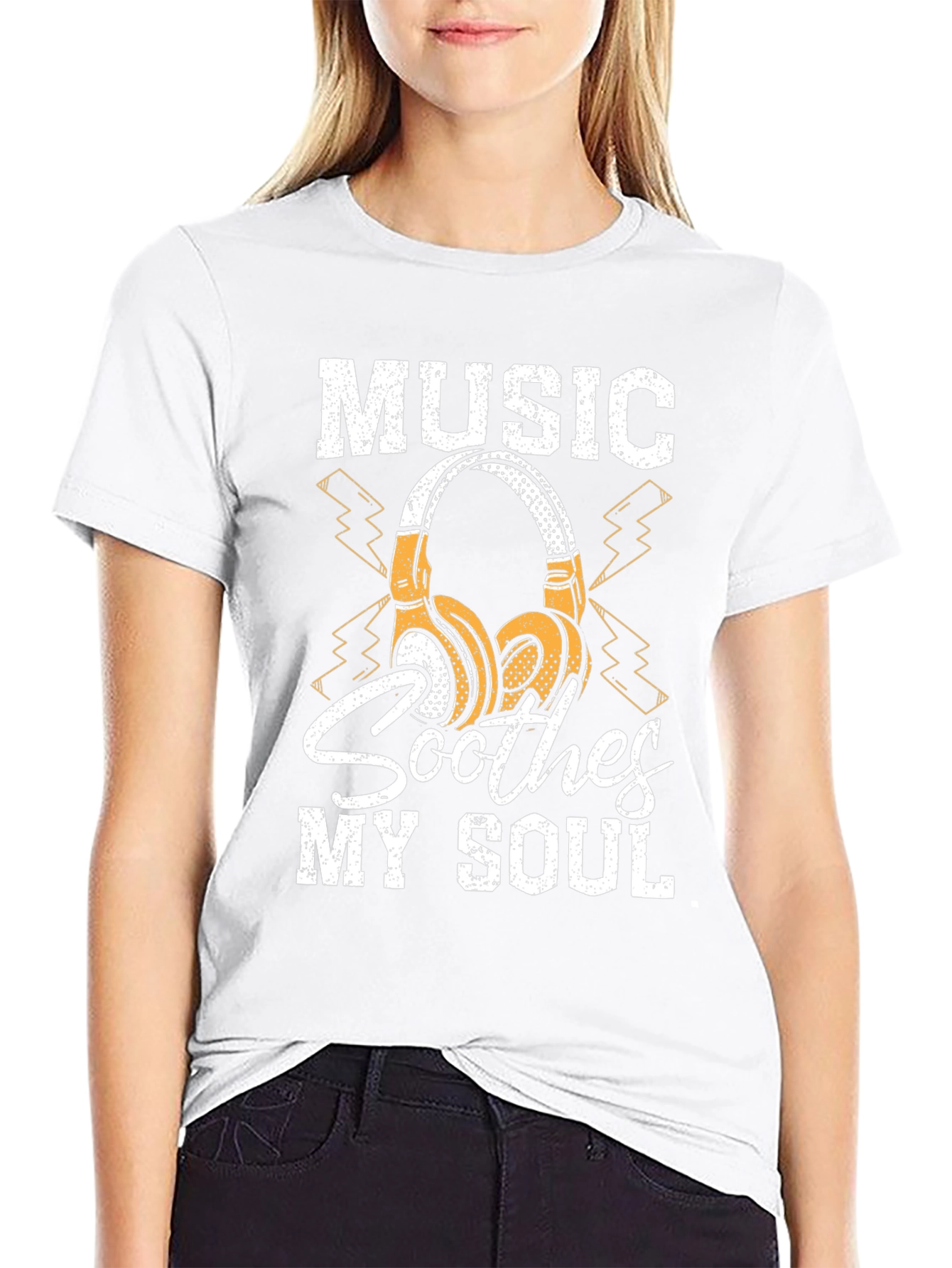 Music Soothes My Soul Graphic T-Shirt