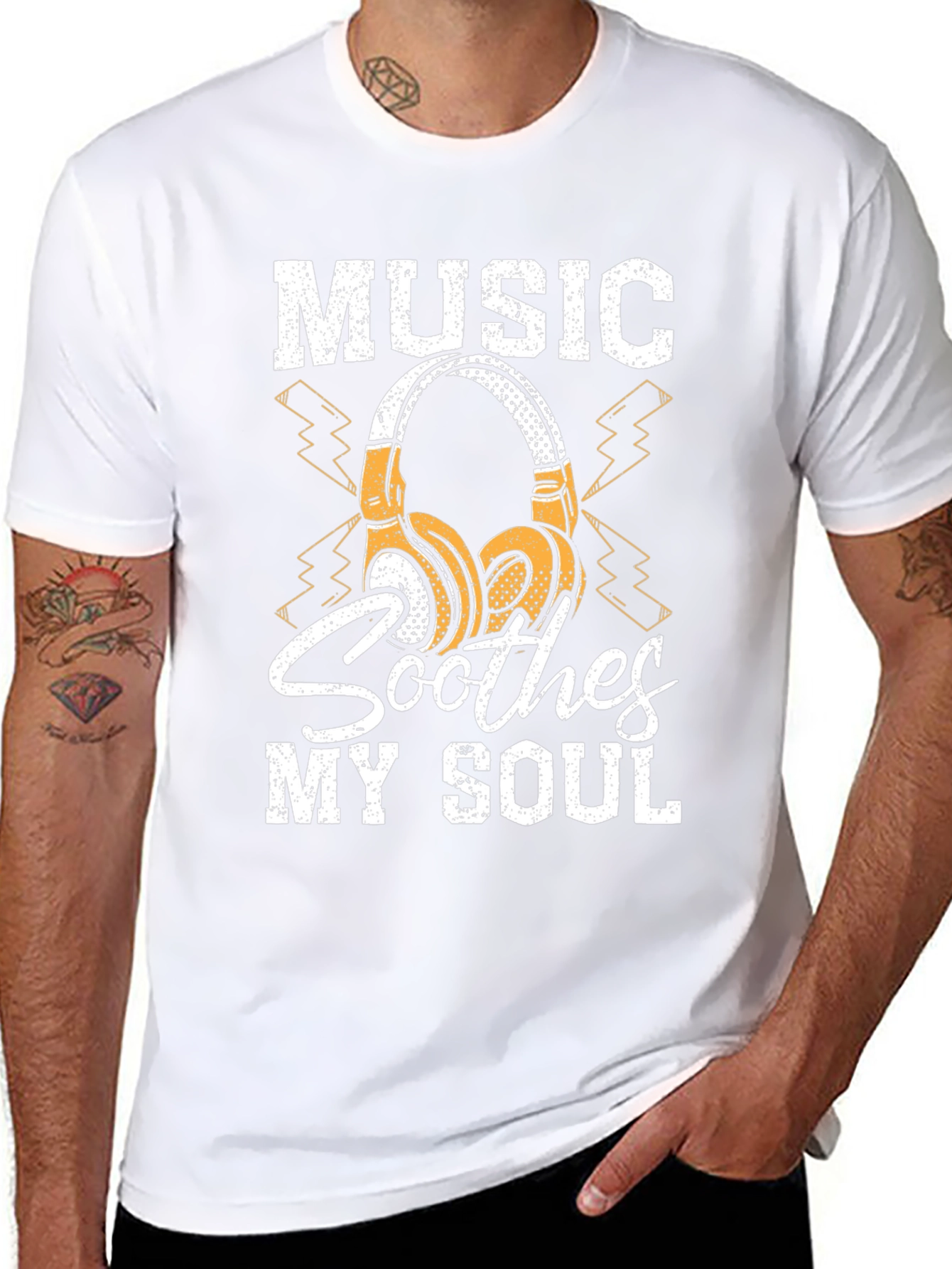 Music Soothes My Soul Graphic T-Shirt