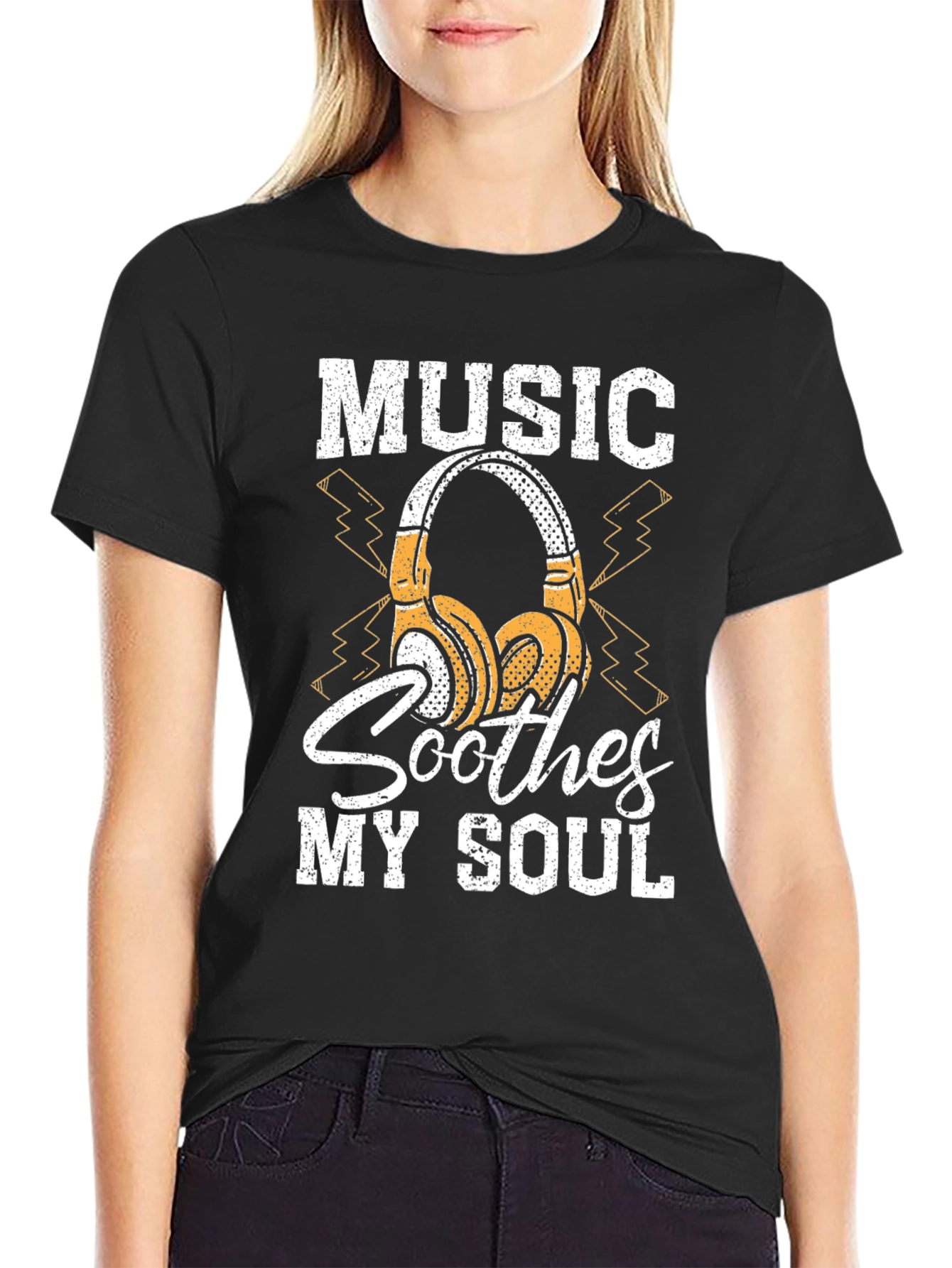 Music Soothes My Soul Graphic T-Shirt