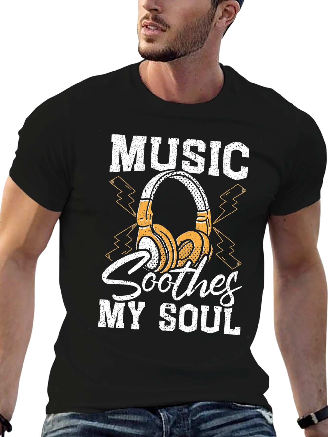 Music Soothes My Soul Graphic T-Shirt