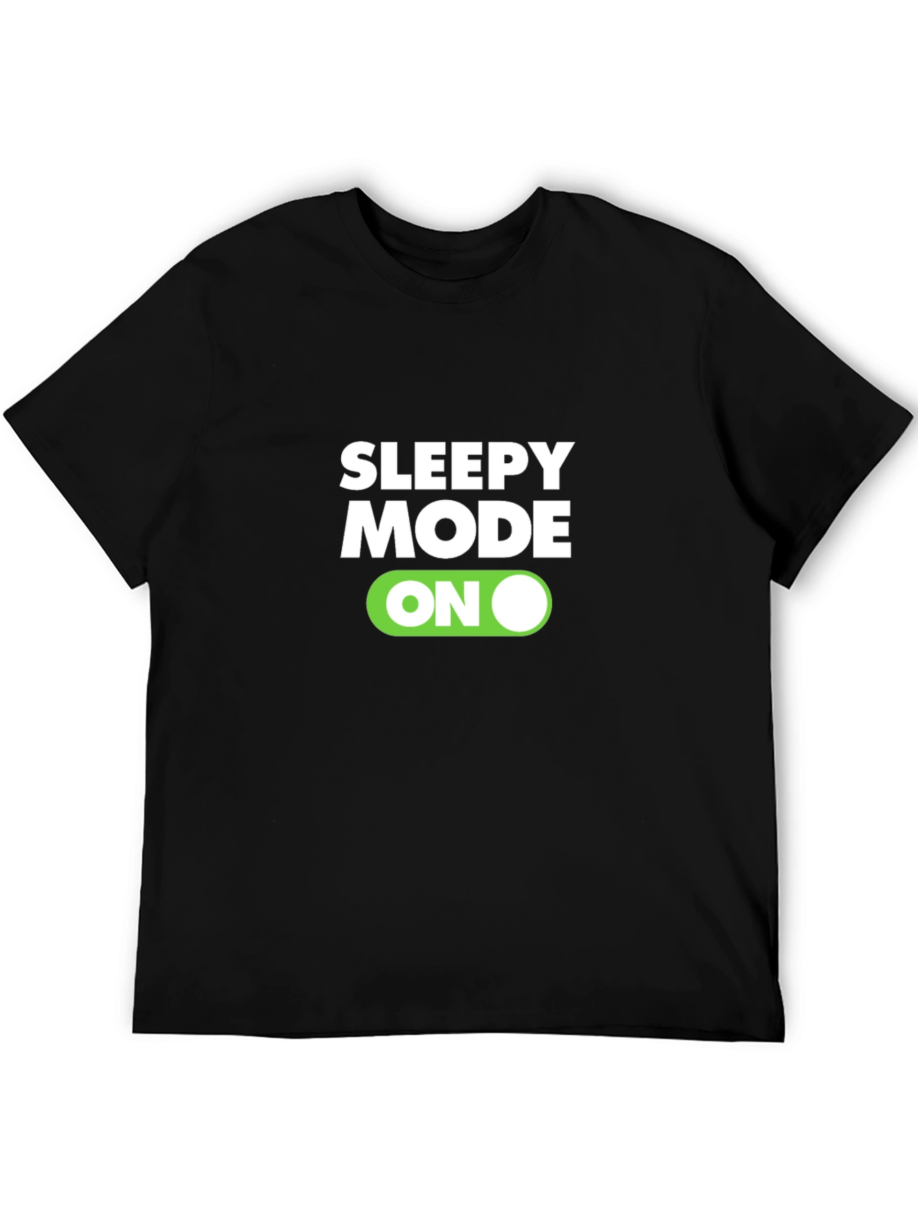 Sleepy Mode On Black Graphic Tee
