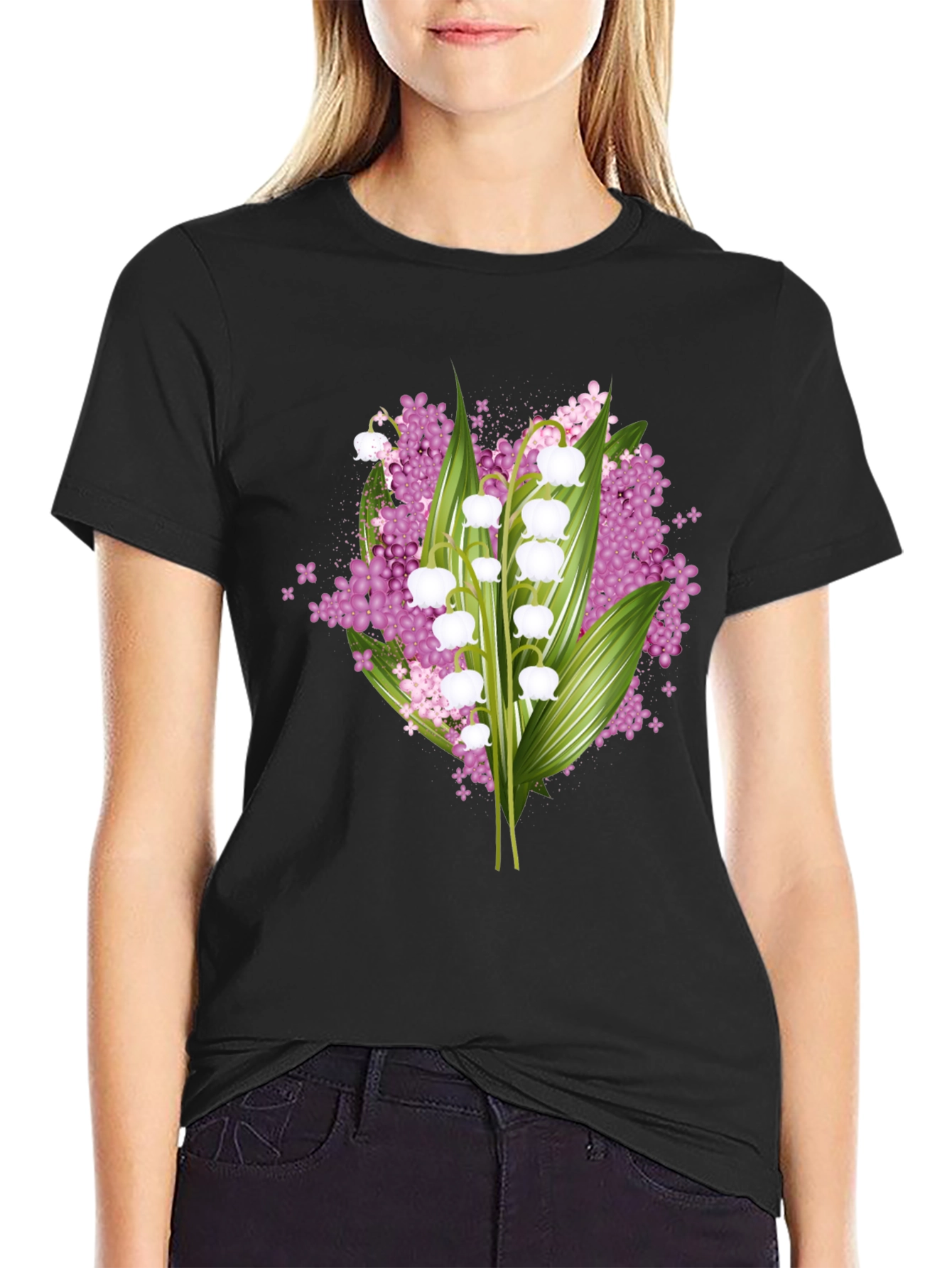 Floral Lily of the Valley Graphic Tee