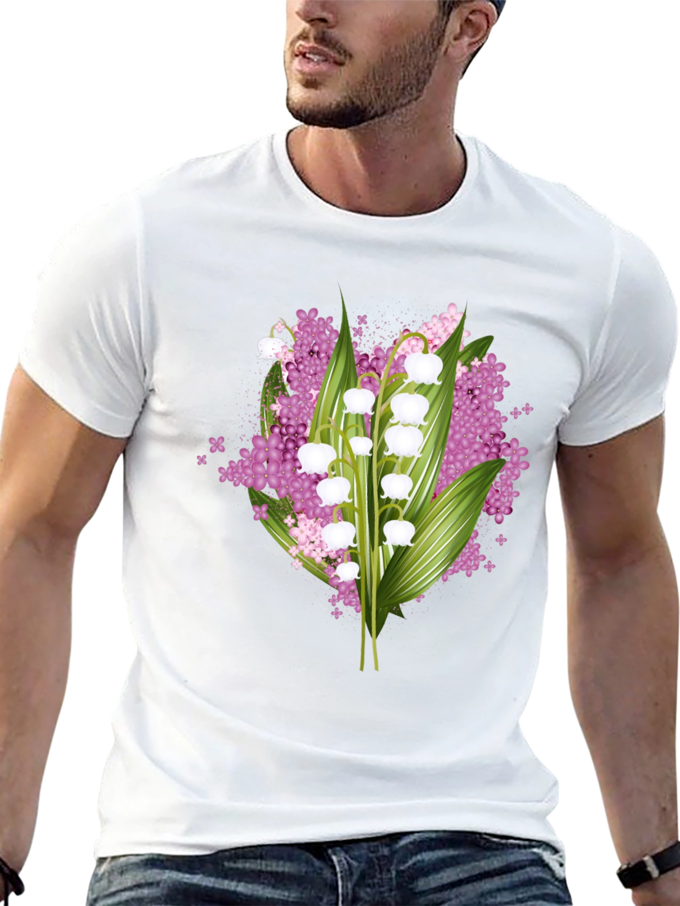 Floral Lily of the Valley Graphic Tee