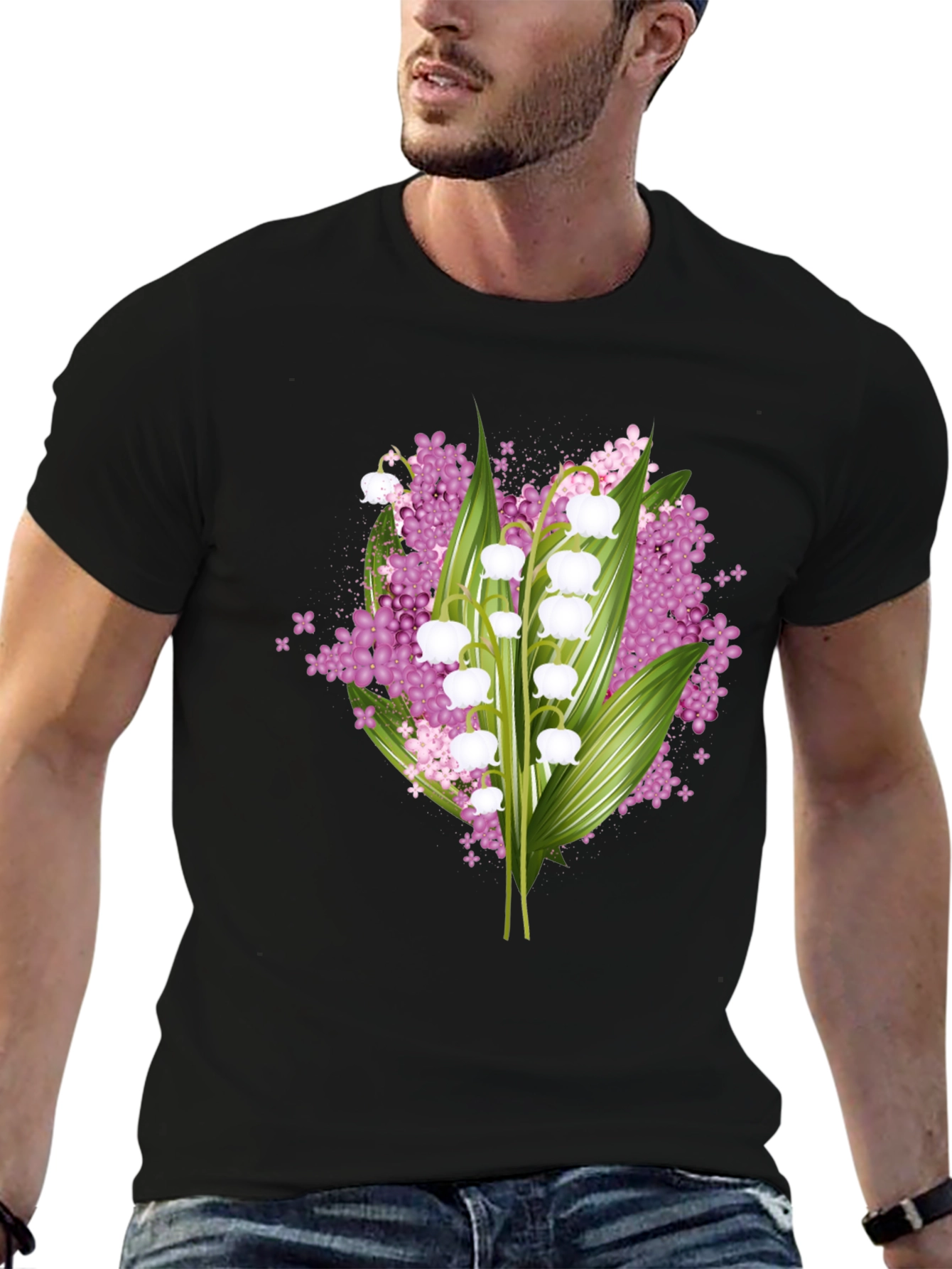 Floral Lily of the Valley Graphic Tee