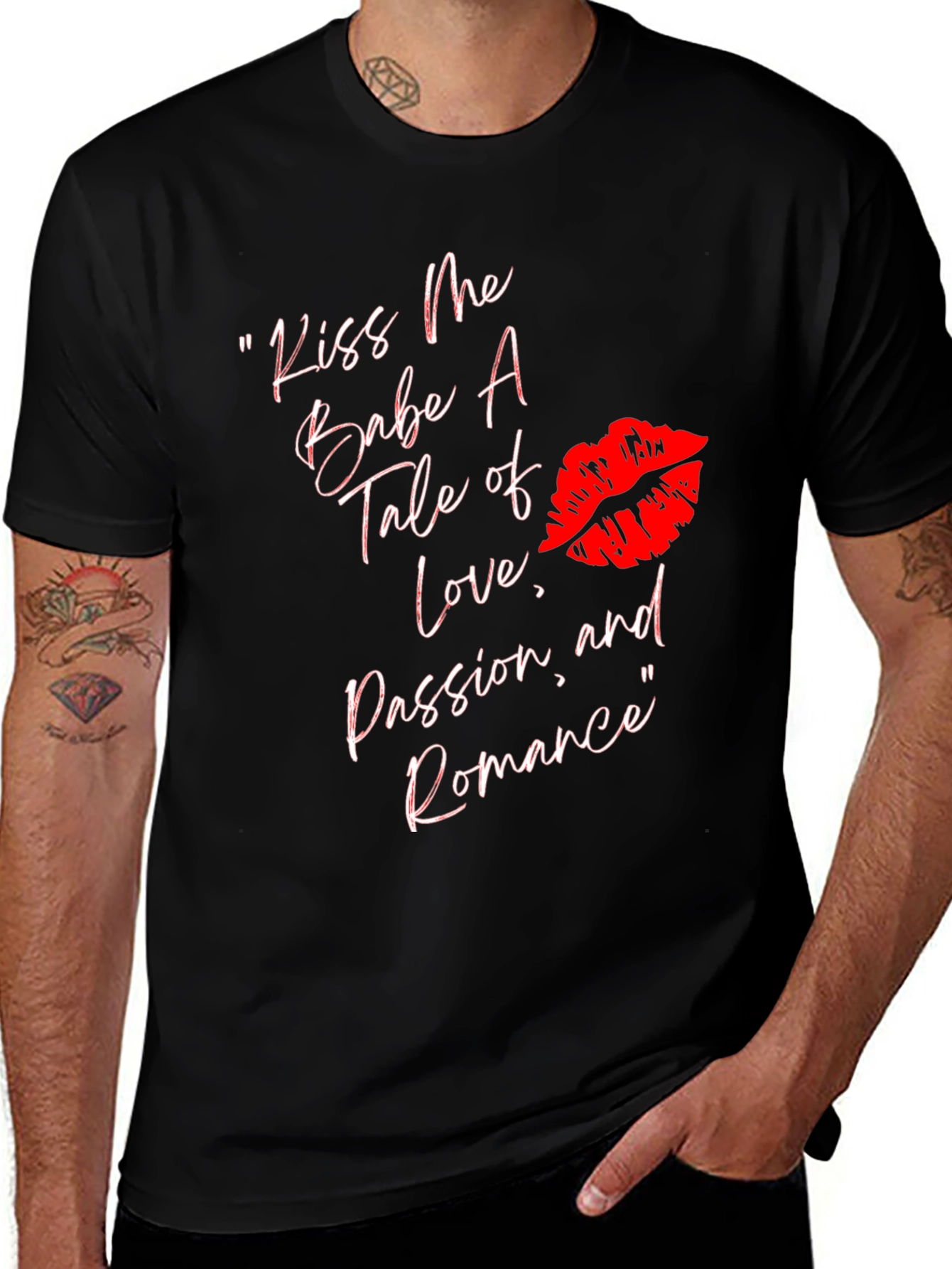 Kiss Me T-Shirt: Love Passion Romance Tee