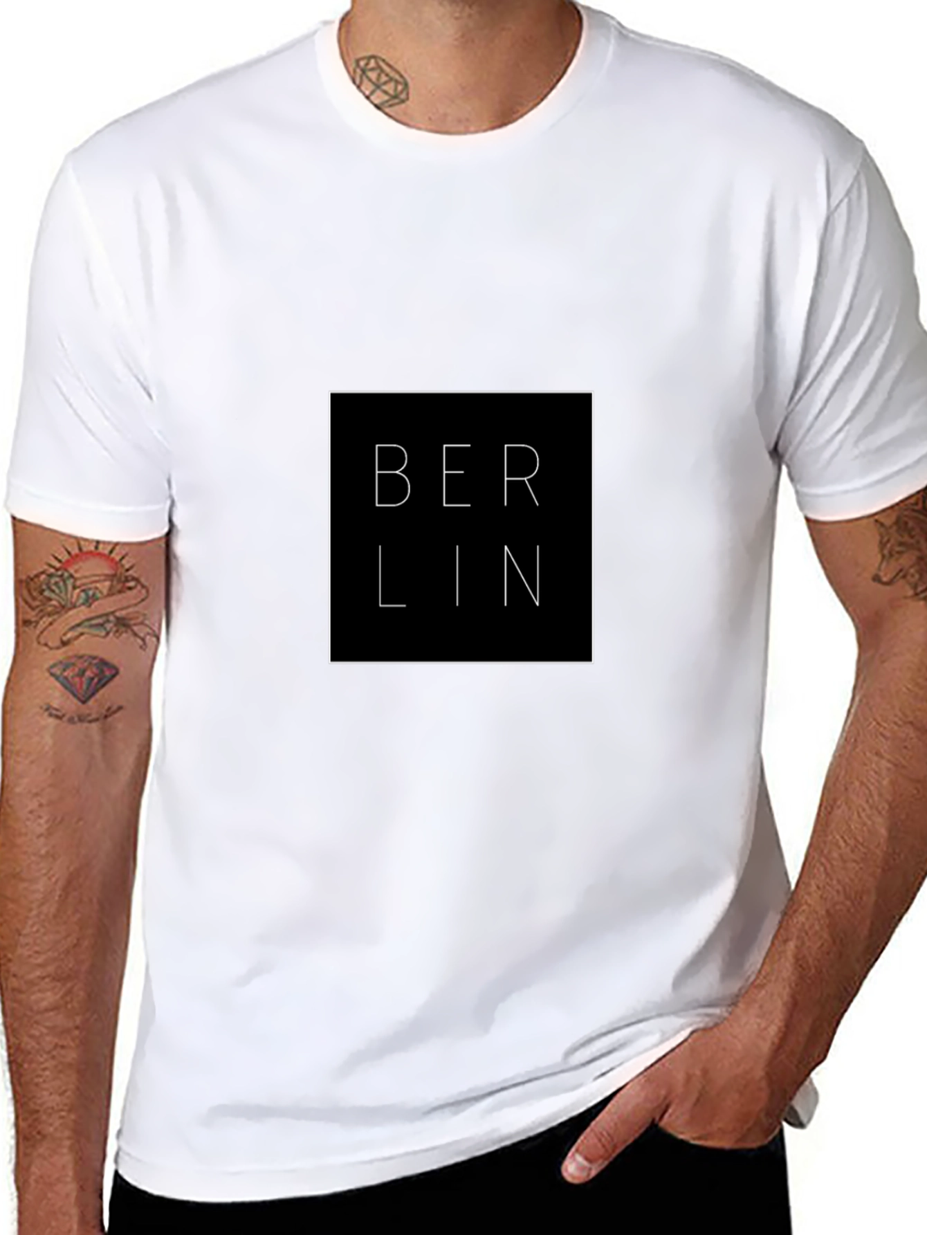 Berlin Graphic Tee - Modern Minimalist Style