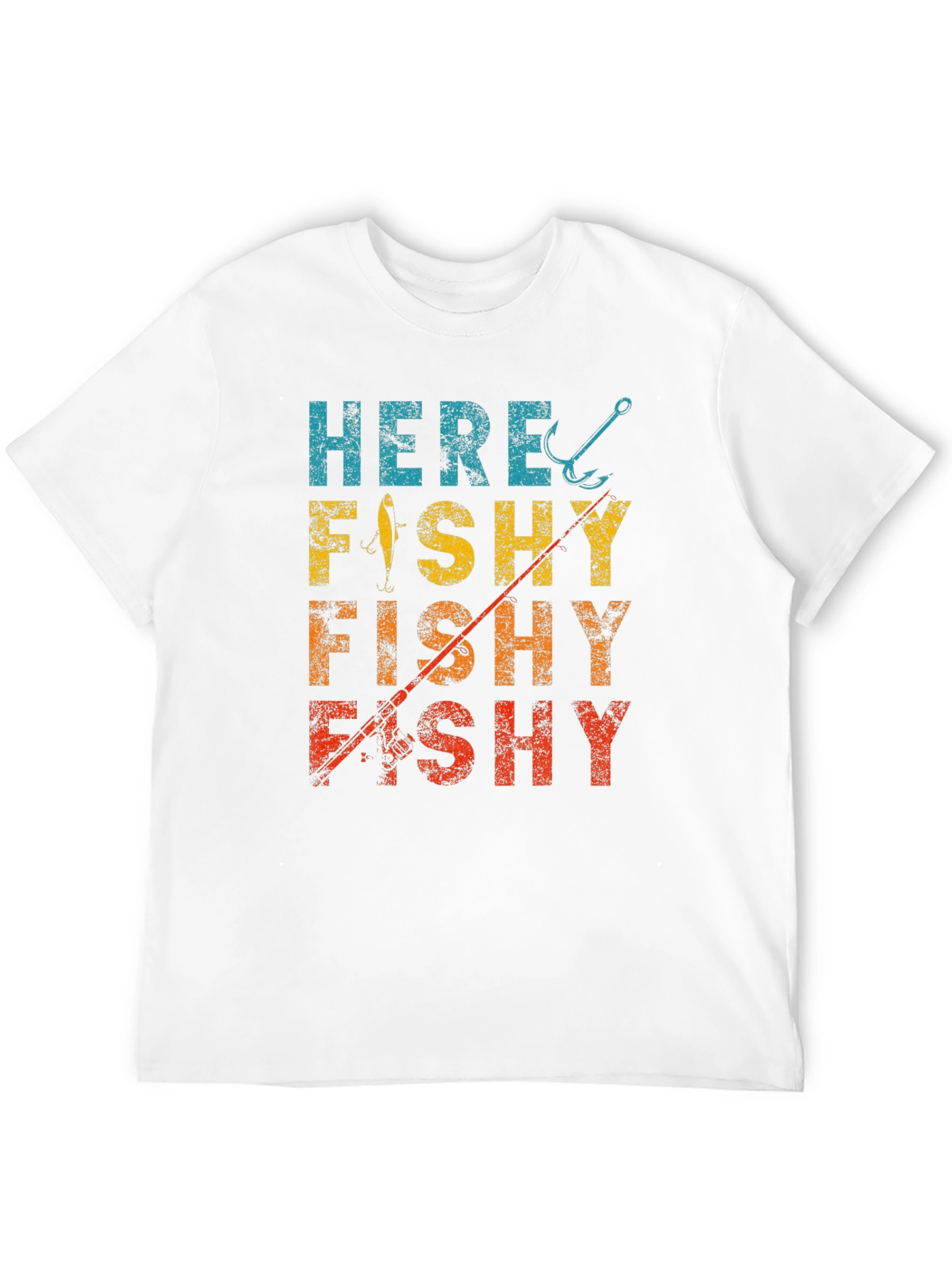 Here Fishy Fishy Fishing T-Shirt