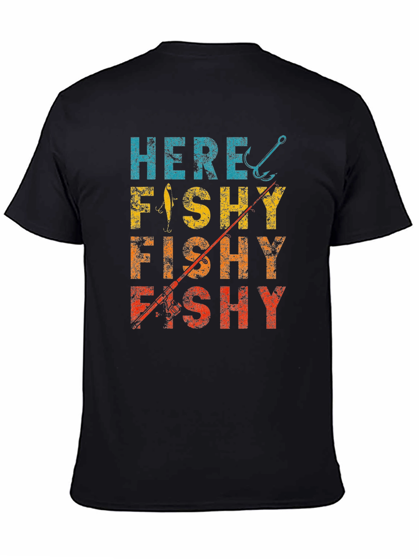 Here Fishy Fishy Fishing T-Shirt