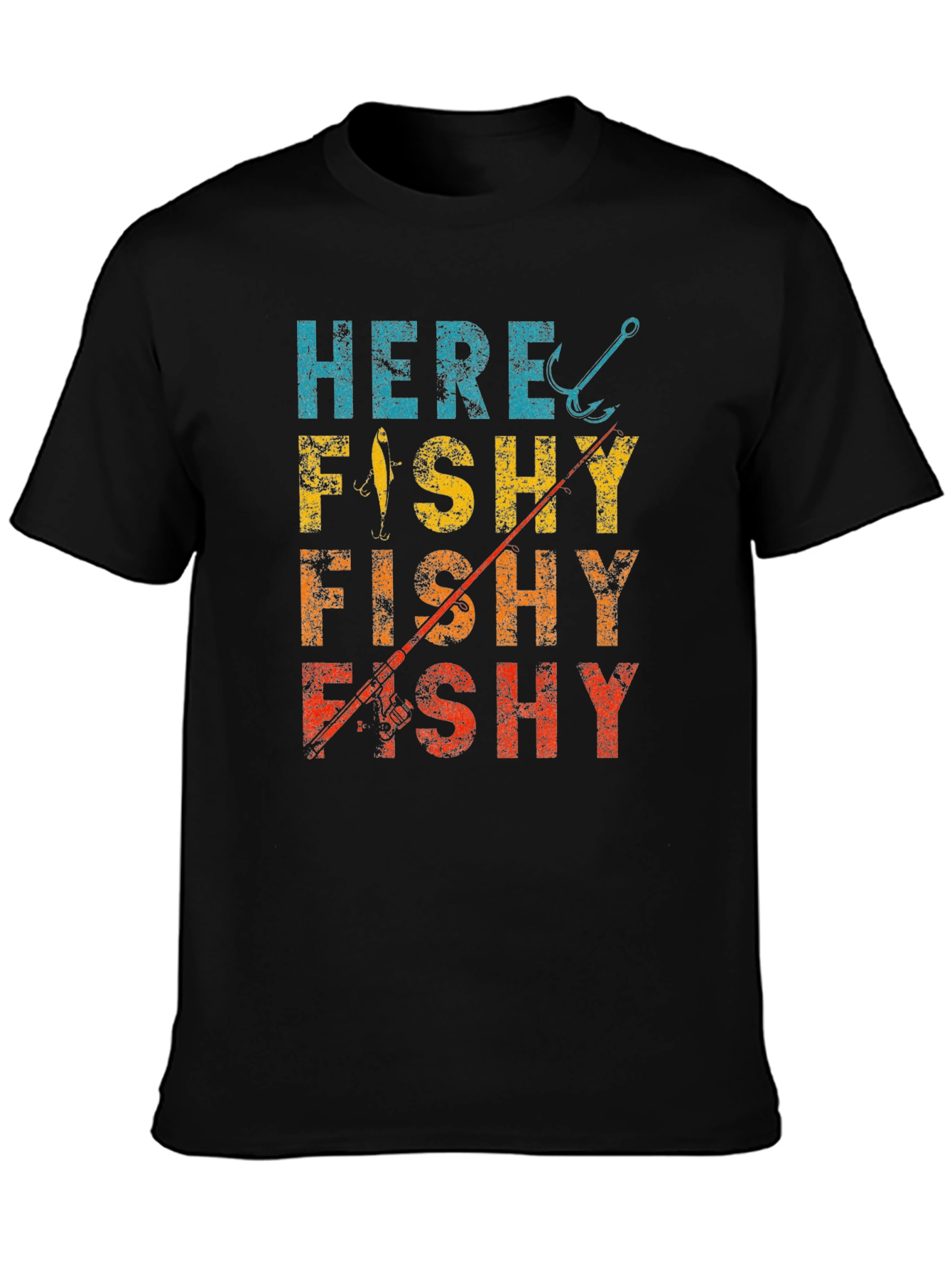 Here Fishy Fishy Fishing T-Shirt