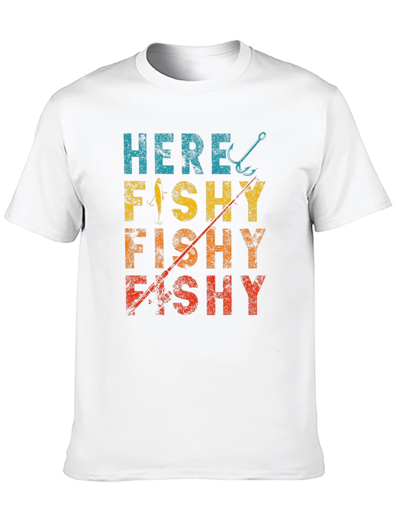 Here Fishy Fishy Fishing T-Shirt