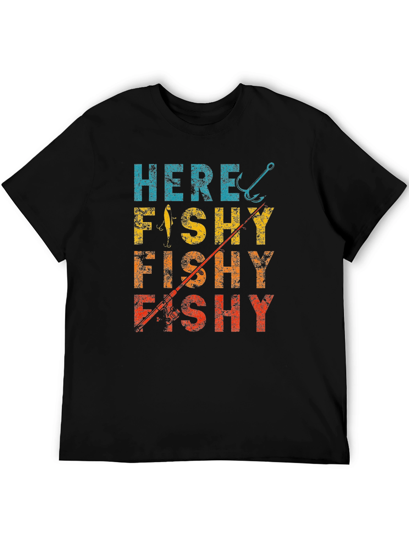Here Fishy Fishy Fishing T-Shirt