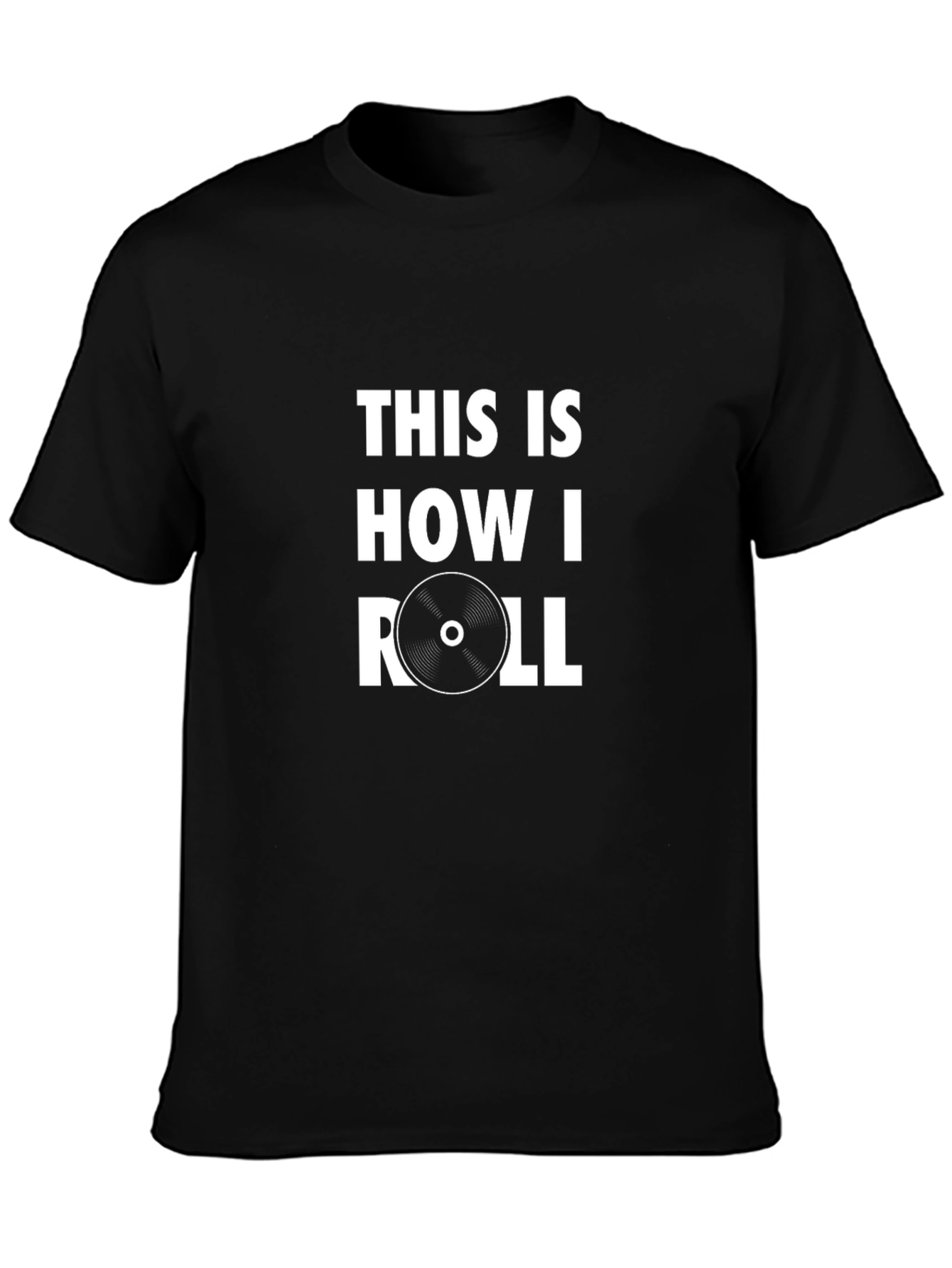 This Is How I Roll Graphic T-Shirt - Black