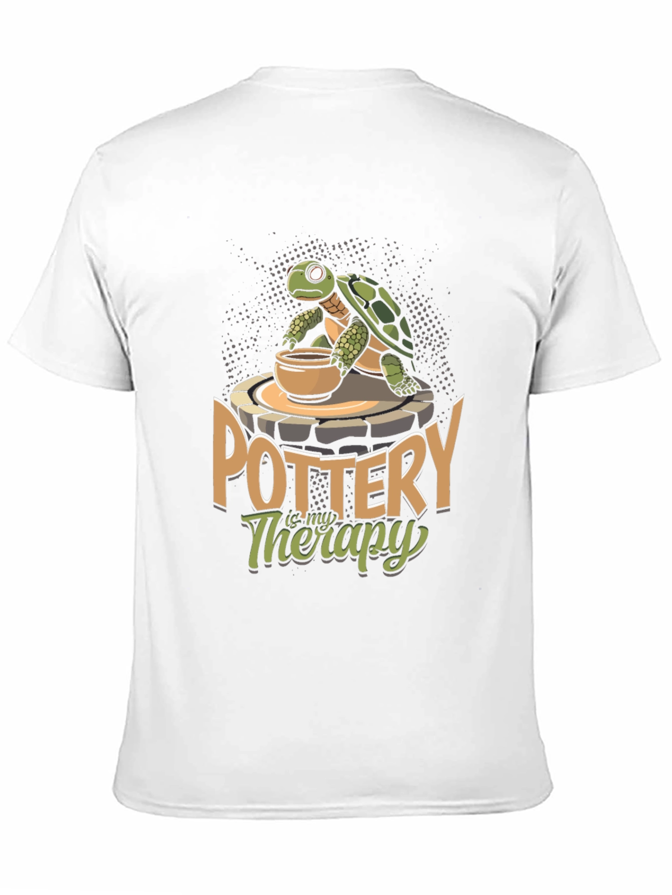 Pottery is My Therapy Turtle T-Shirt