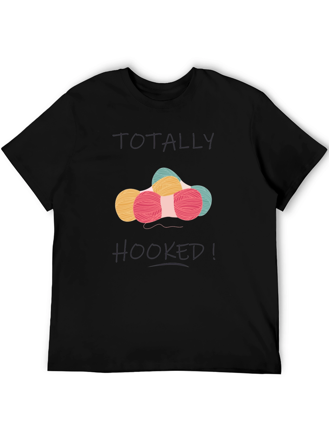 Totally Hooked! Graphic Tee - Crochet Lovers T-Shirt