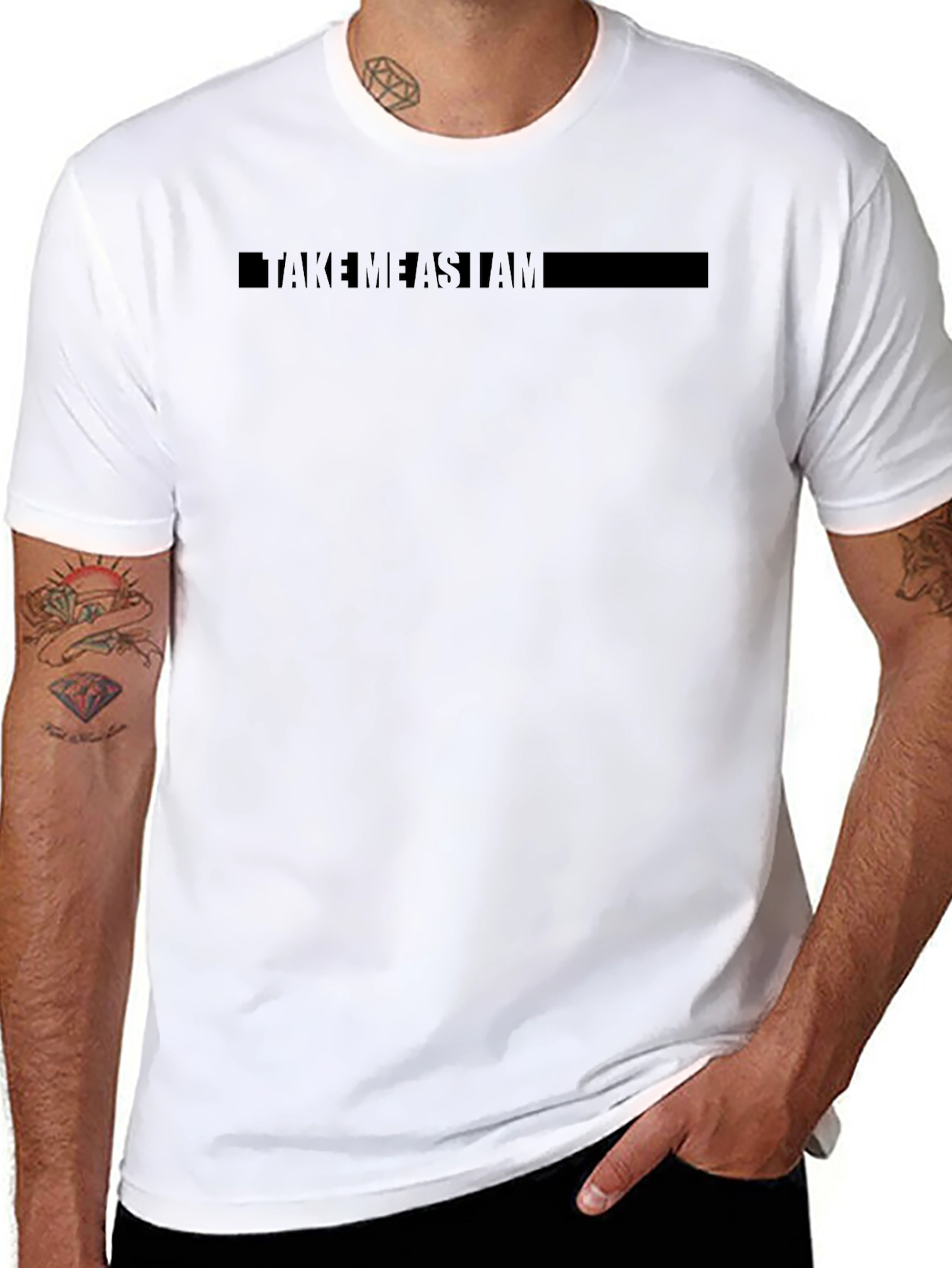 Take Me As I Am T-Shirt - Black