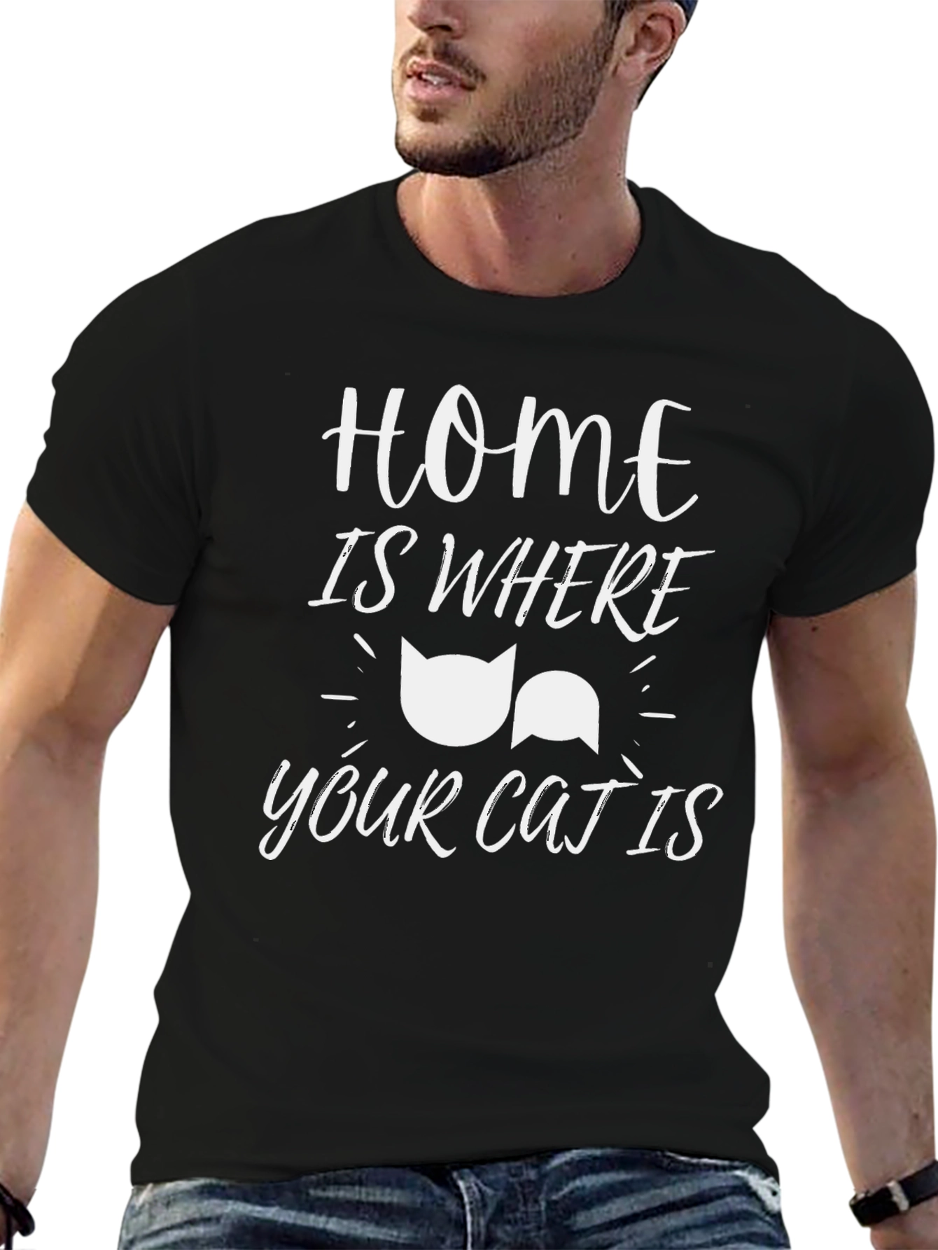 Home is Where Your Cat Is T-Shirt