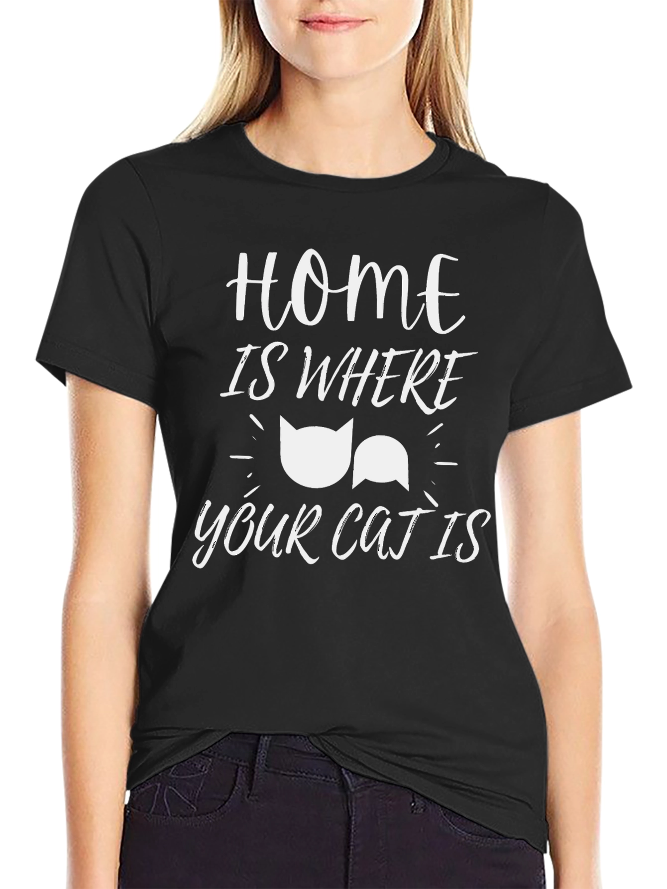 Home is Where Your Cat Is T-Shirt