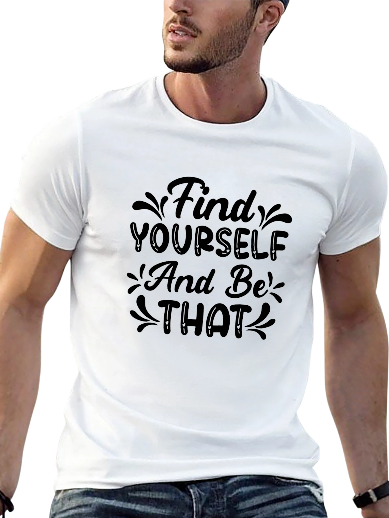 Find Yourself Graphic Tee - Mens Black T-Shirt