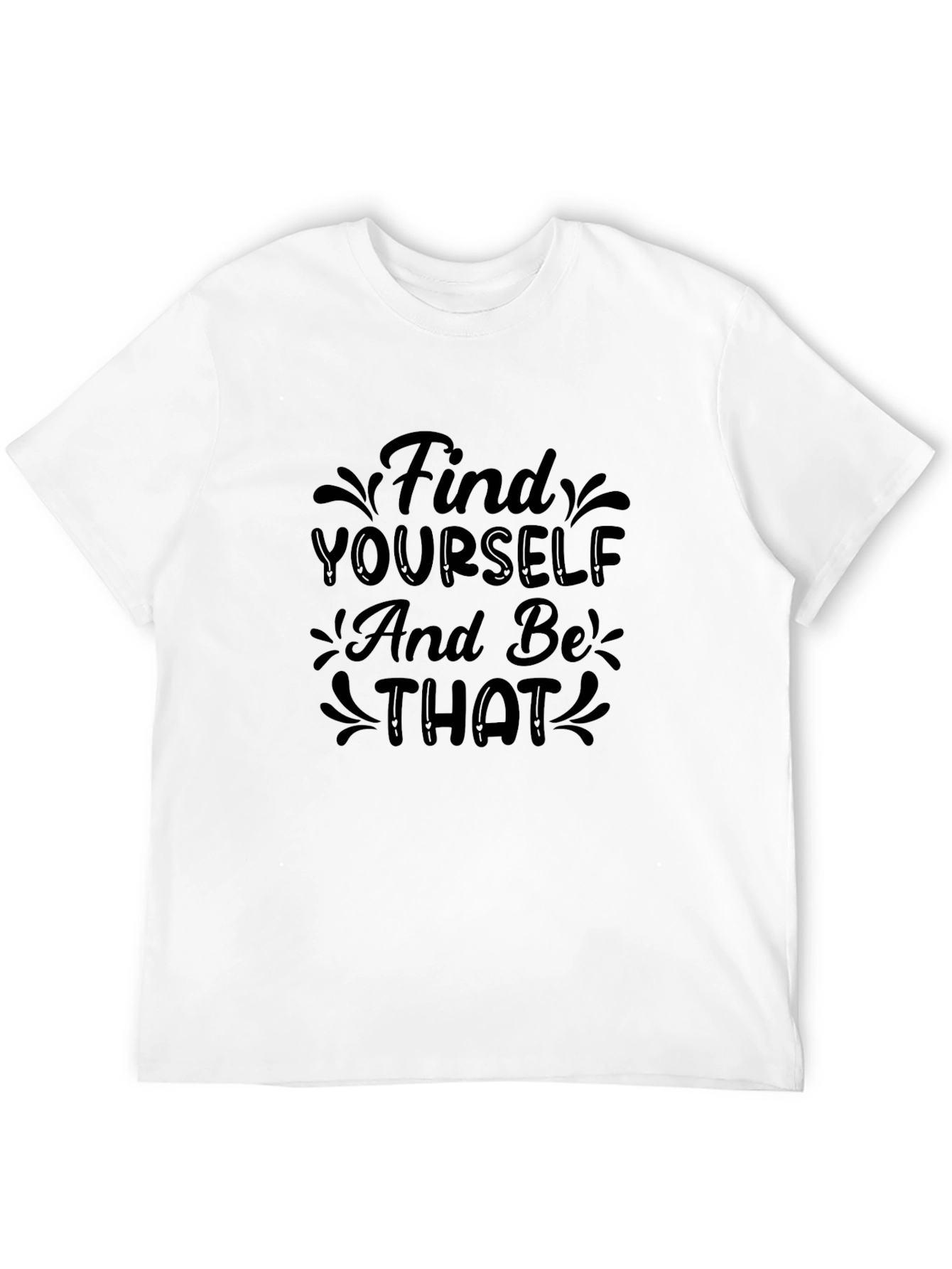 Find Yourself Graphic Tee - Mens Black T-Shirt