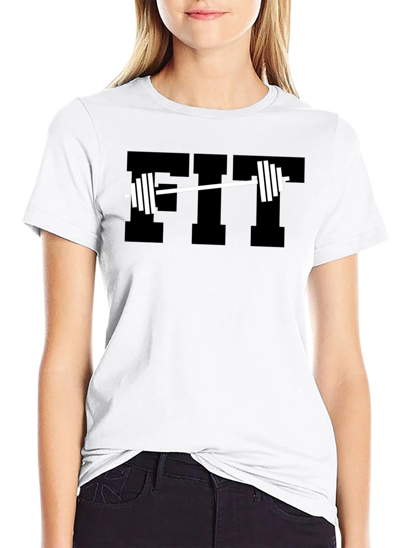 FIT Weightlifting Black T-Shirt