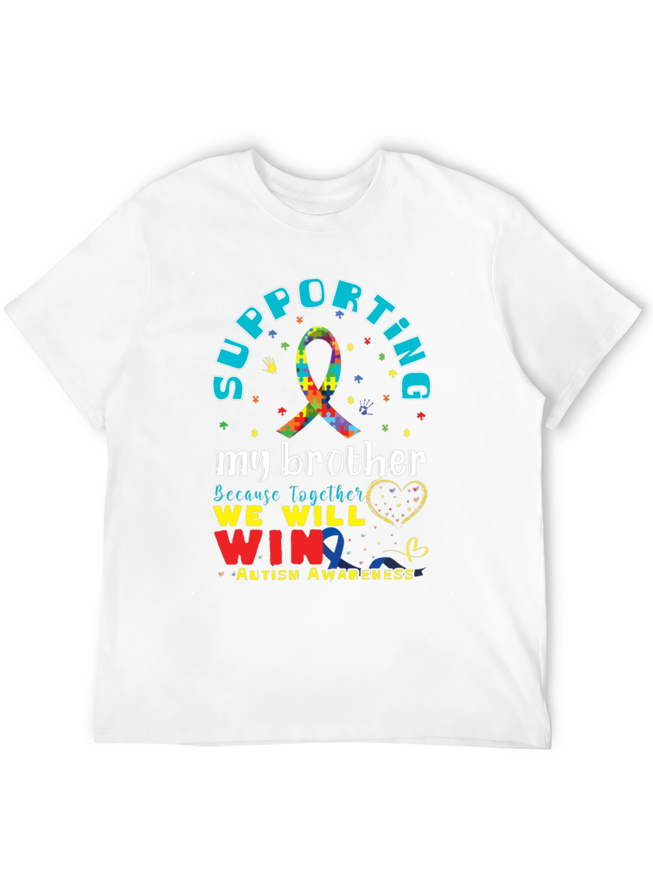 Supporting My Brother Autism Awareness T-Shirt