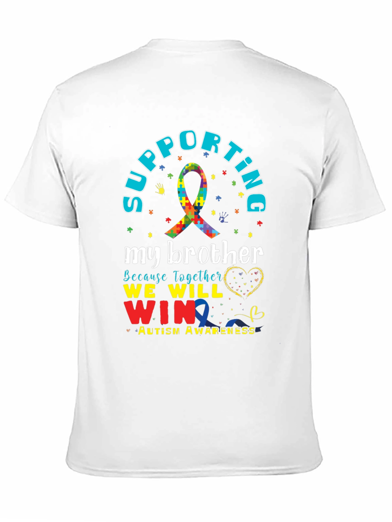 Supporting My Brother Autism Awareness T-Shirt