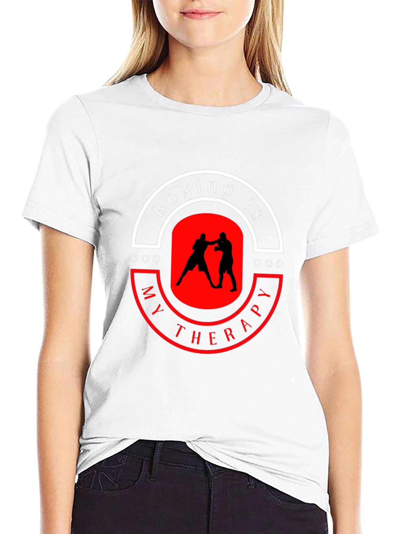 Boxing Is My Therapy T-Shirt
