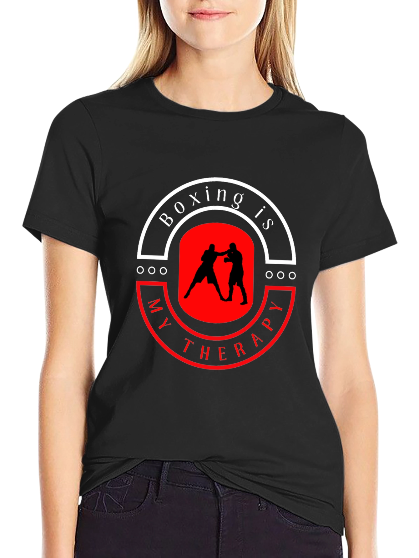Boxing Is My Therapy T-Shirt