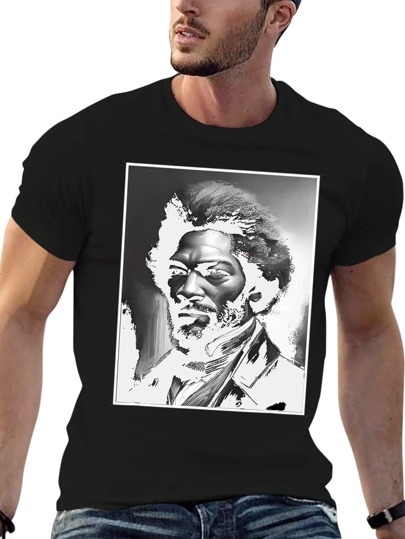 Monochrome Portrait T-Shirt