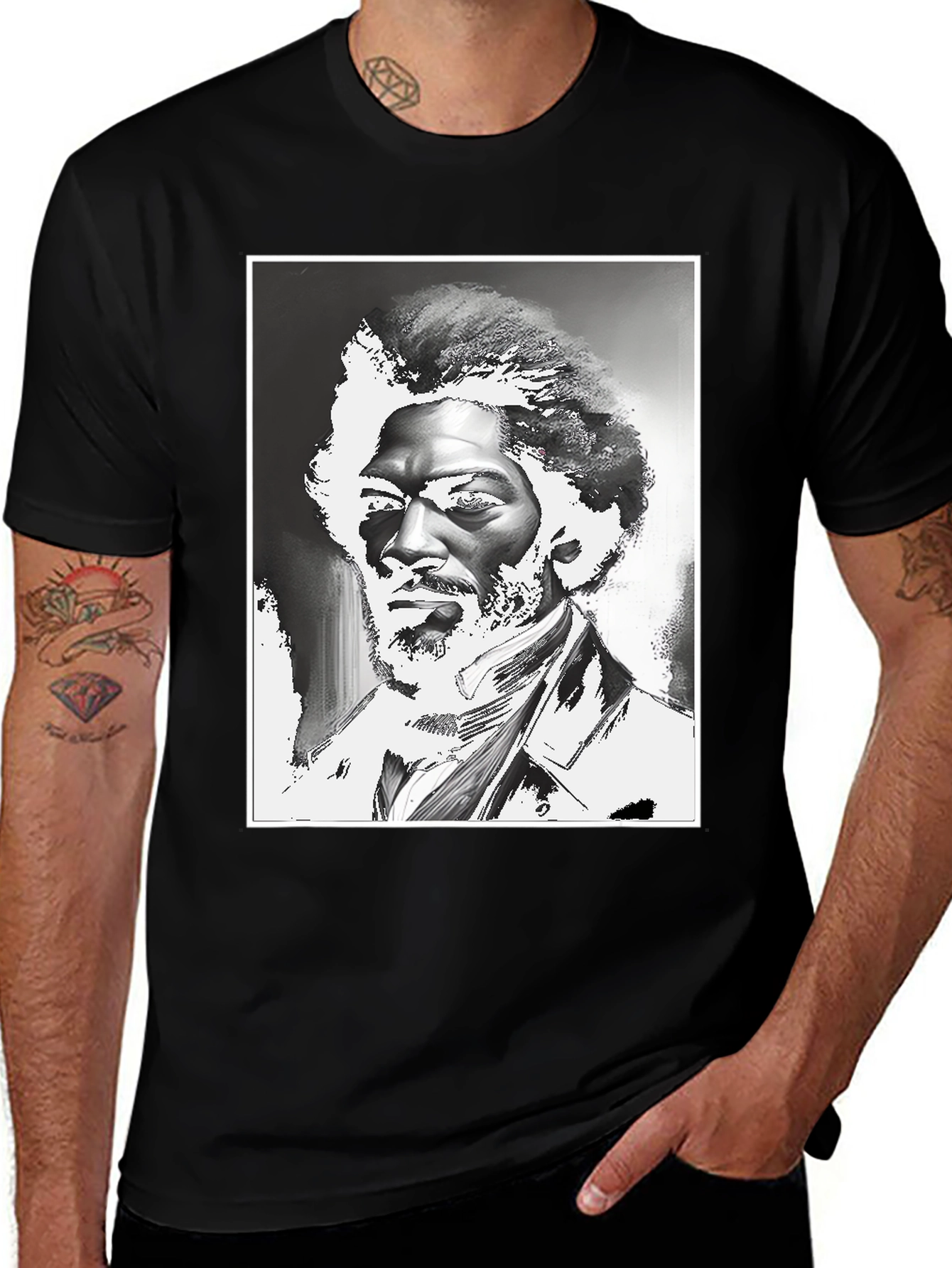 Monochrome Portrait T-Shirt