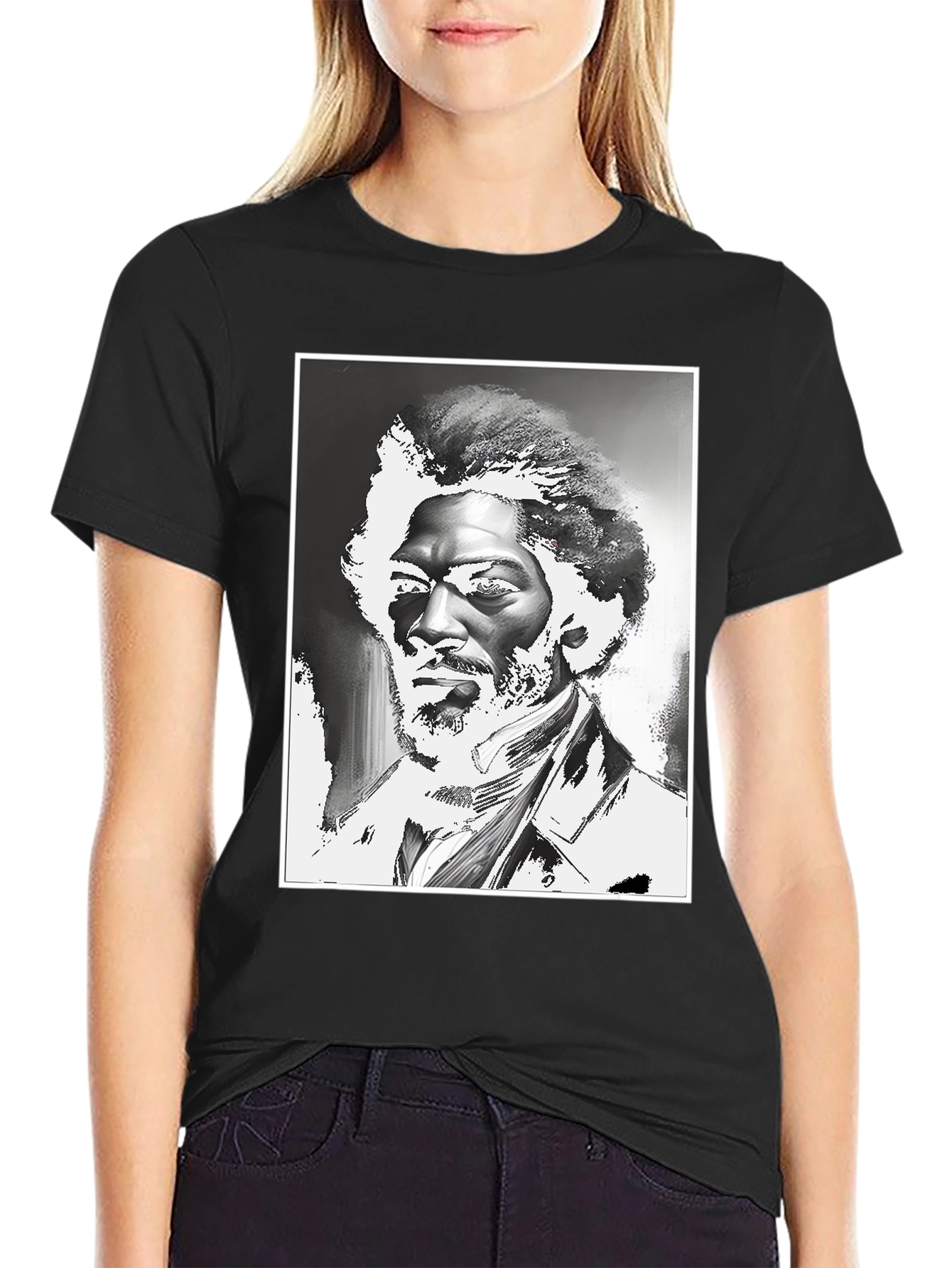 Monochrome Portrait T-Shirt