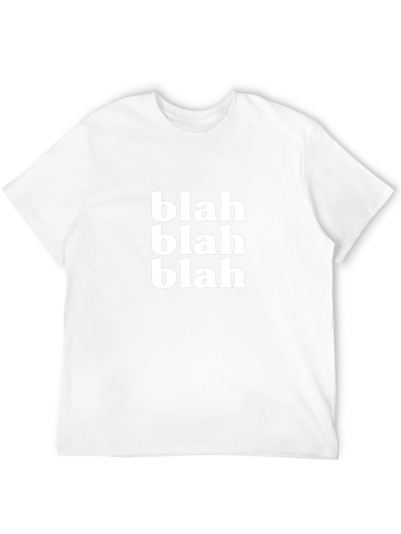 Blah Blah Blah Graphic T-Shirt - Black