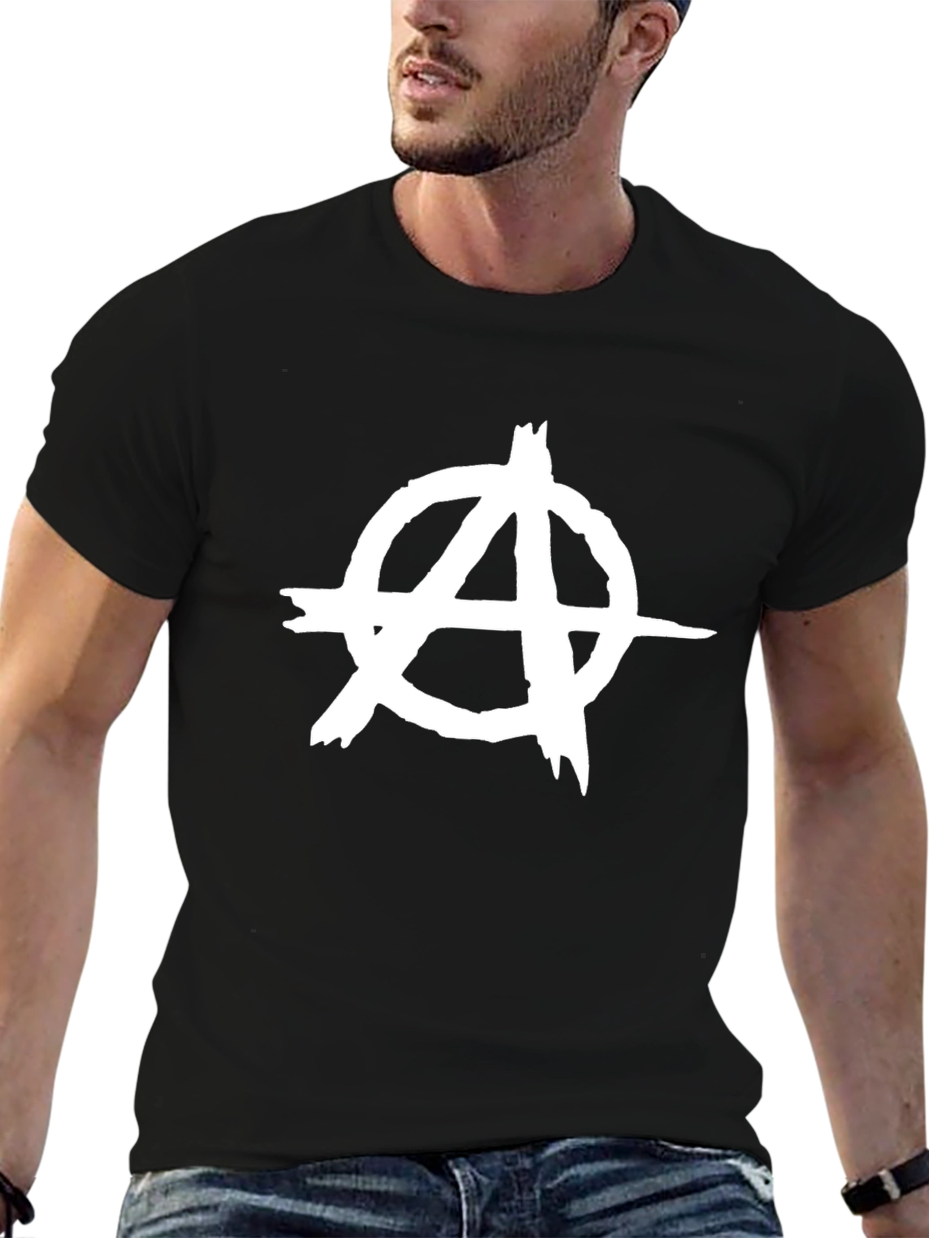 Anarchy Symbol T-Shirt - Bold Graphic Tee