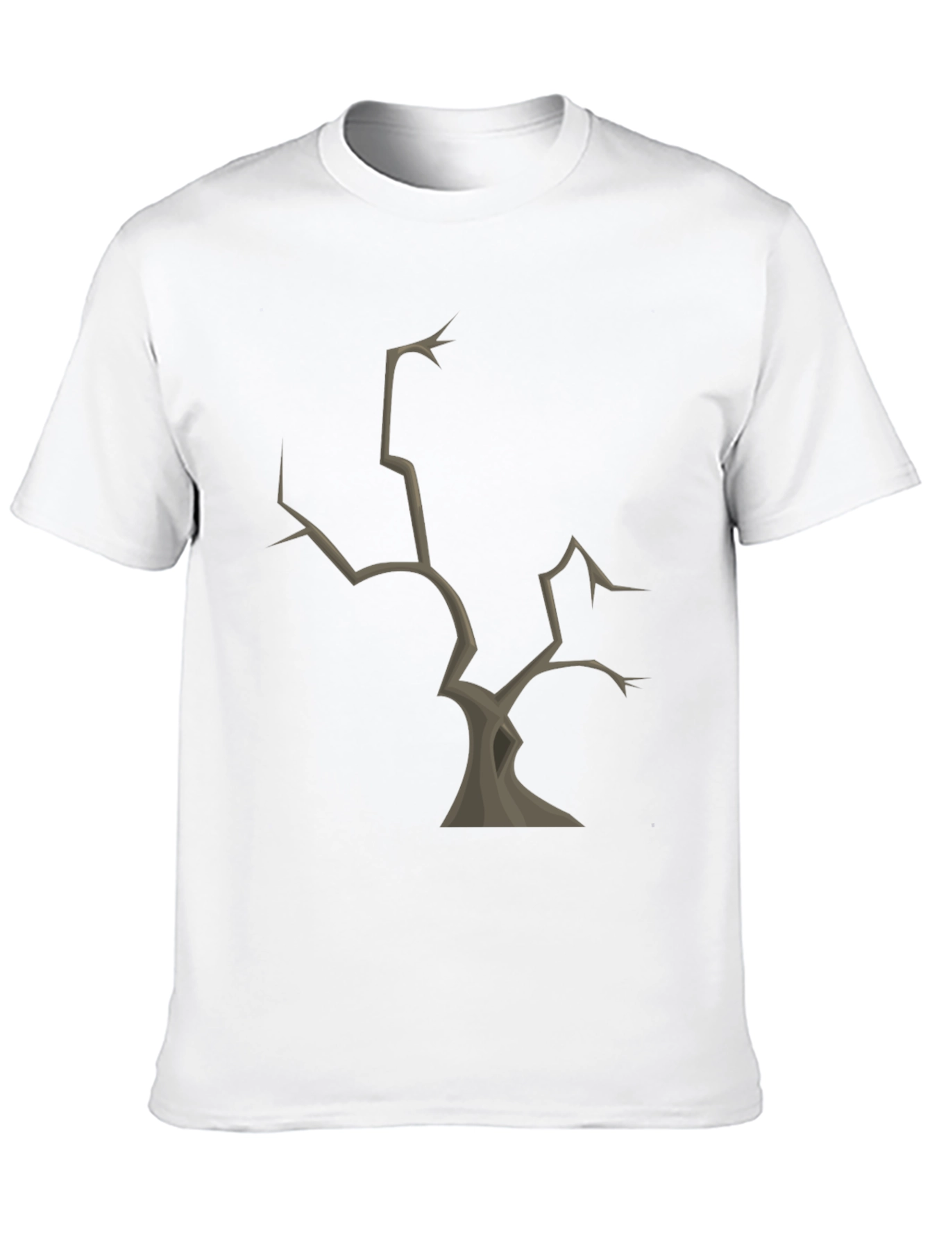 Spooky Tree Graphic T-Shirt - Black