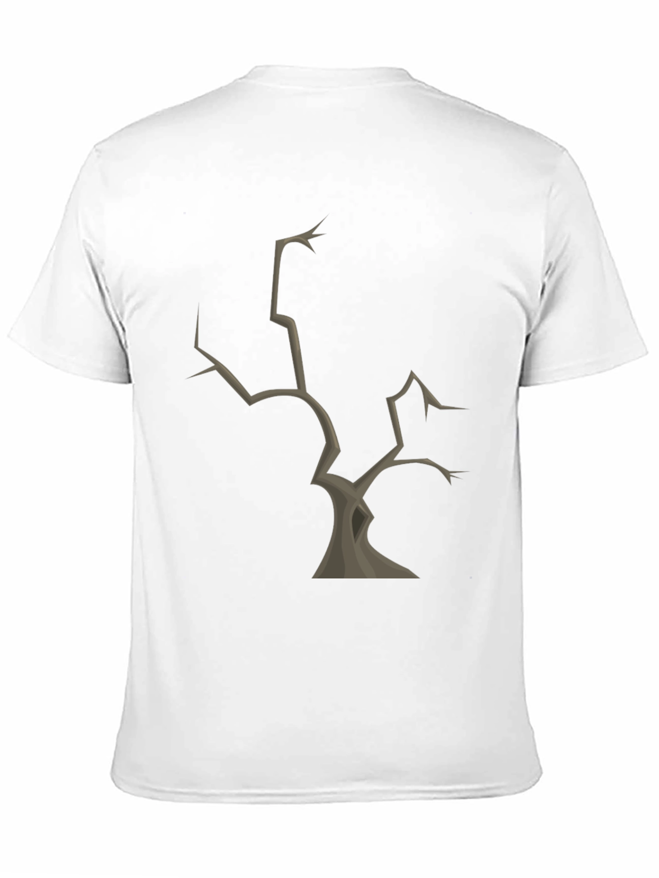 Spooky Tree Graphic T-Shirt - Black