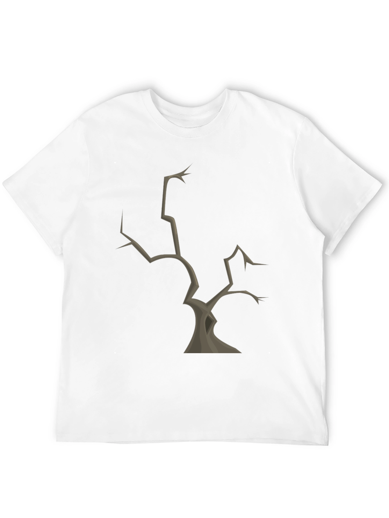 Spooky Tree Graphic T-Shirt - Black