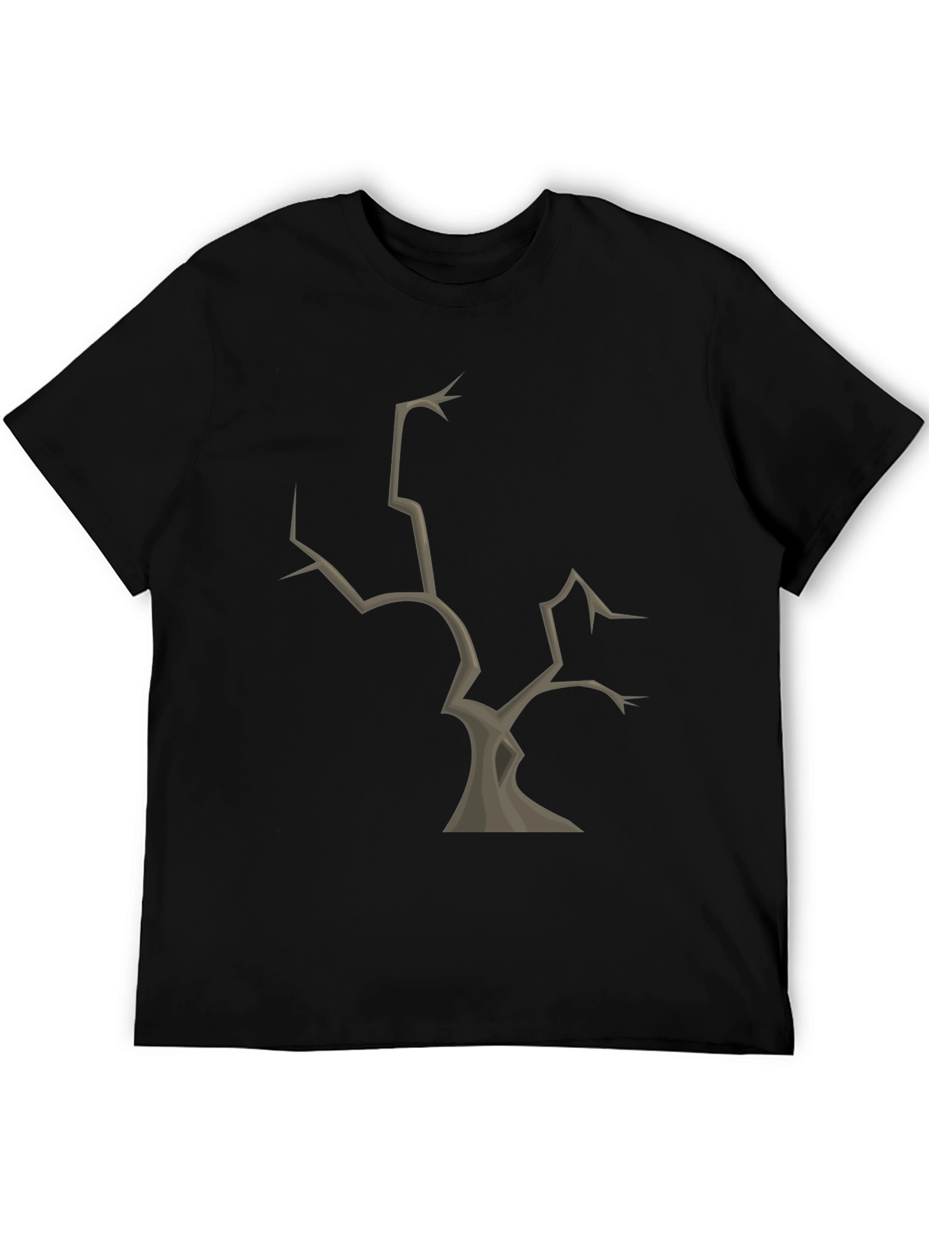 Spooky Tree Graphic T-Shirt - Black