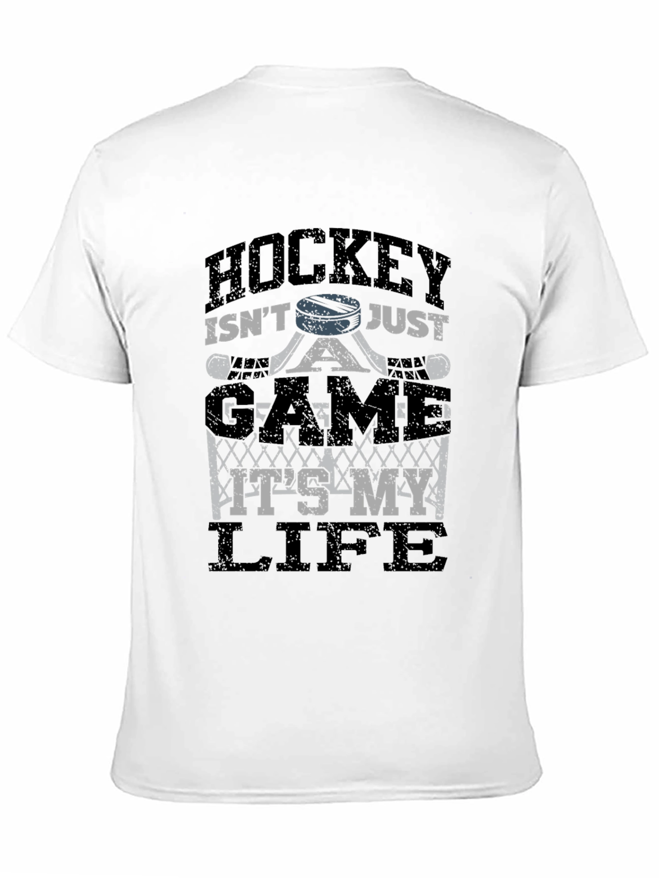 Hockey Is My Life T-Shirt - Black Mens