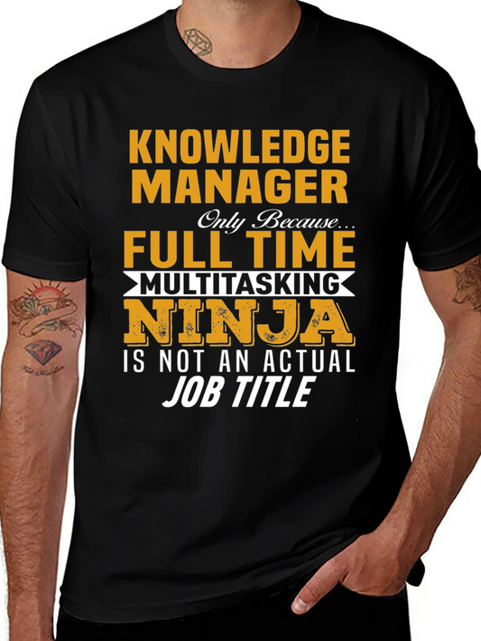 Knowledge Manager Ninja Graphic Tee