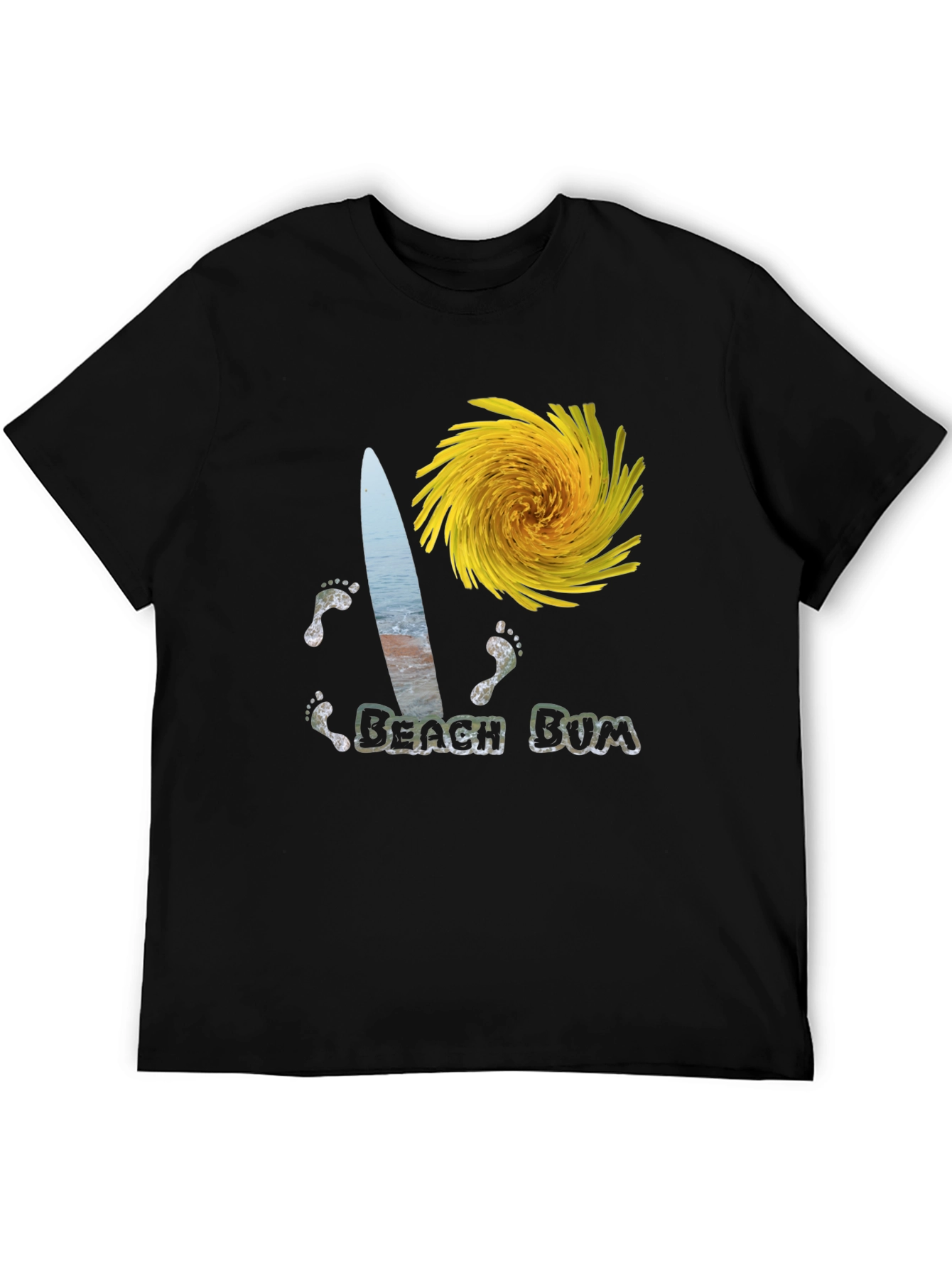 Beach Bum Graphic Tee - Surf Sun and Fun!