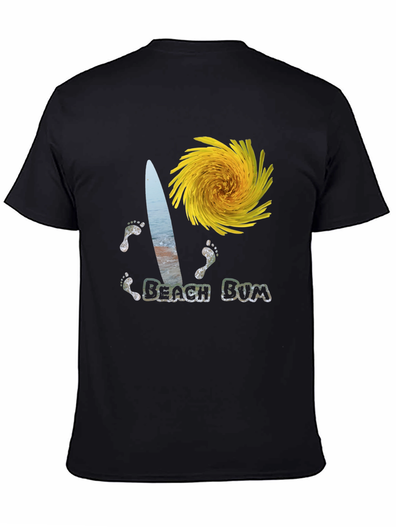 Beach Bum Graphic Tee - Surf Sun and Fun!
